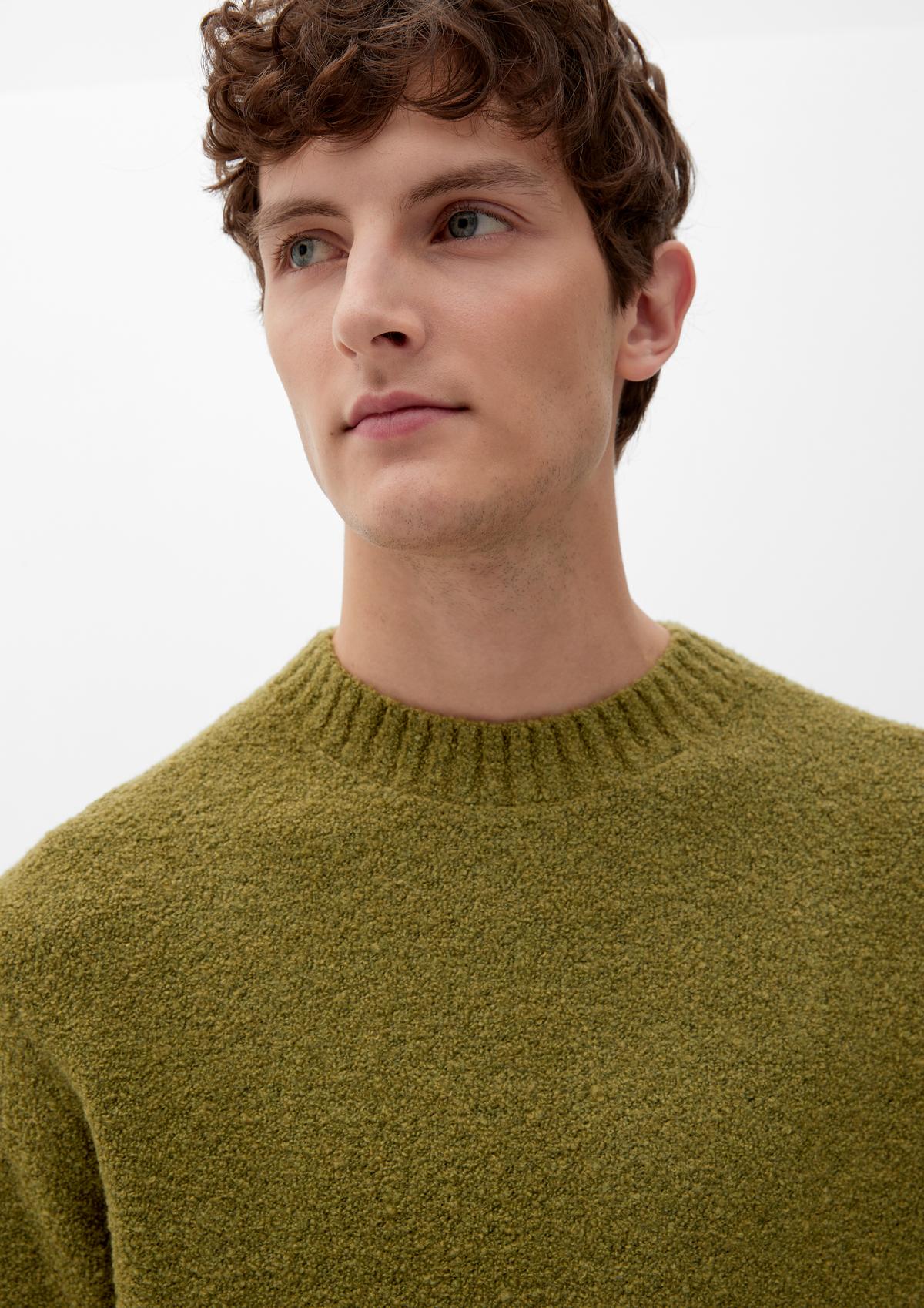 s.Oliver Bouclé wool blend jumper