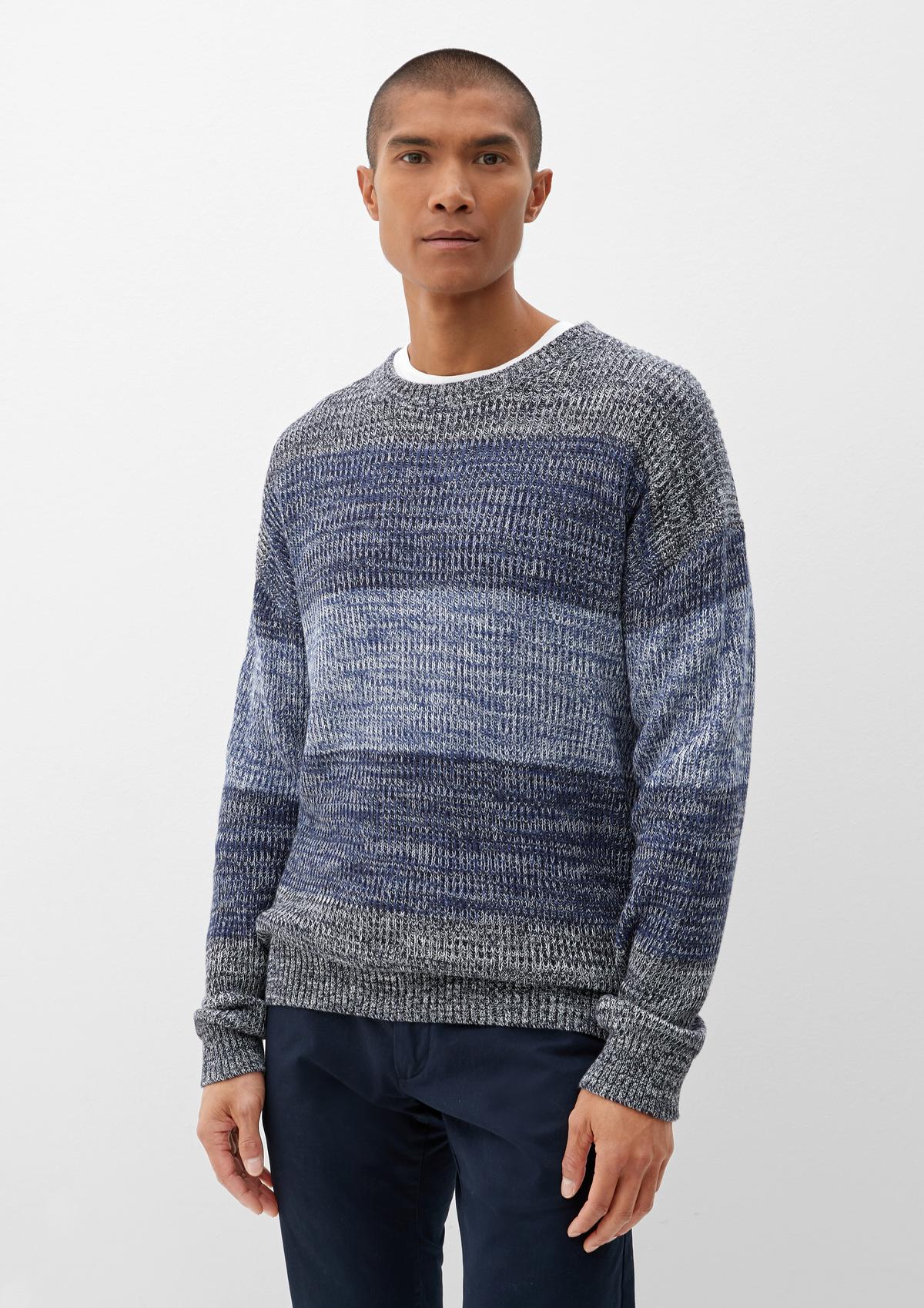 s.Oliver Pleteni pulover s uzorkom