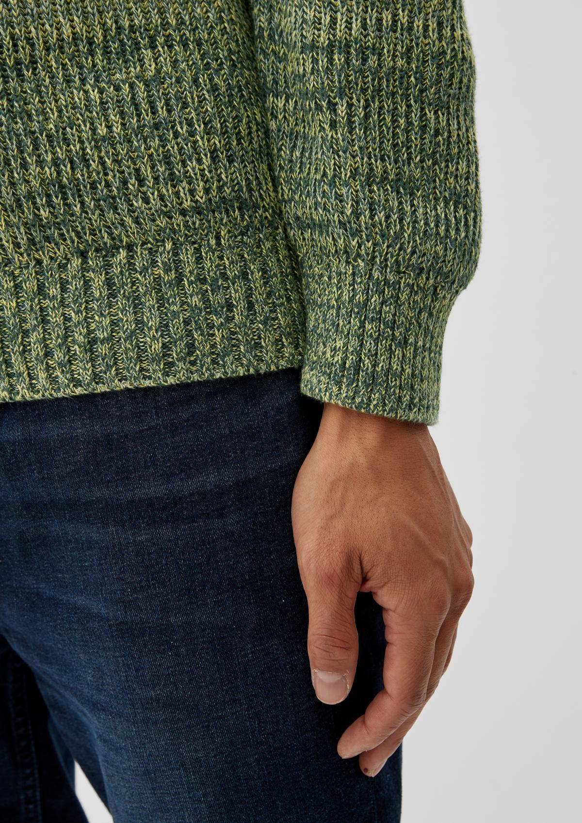 s.Oliver Vzorovaný pletený pulovr