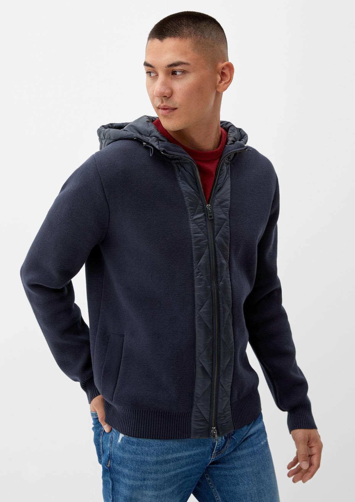 s.Oliver Material blend hooded jacket