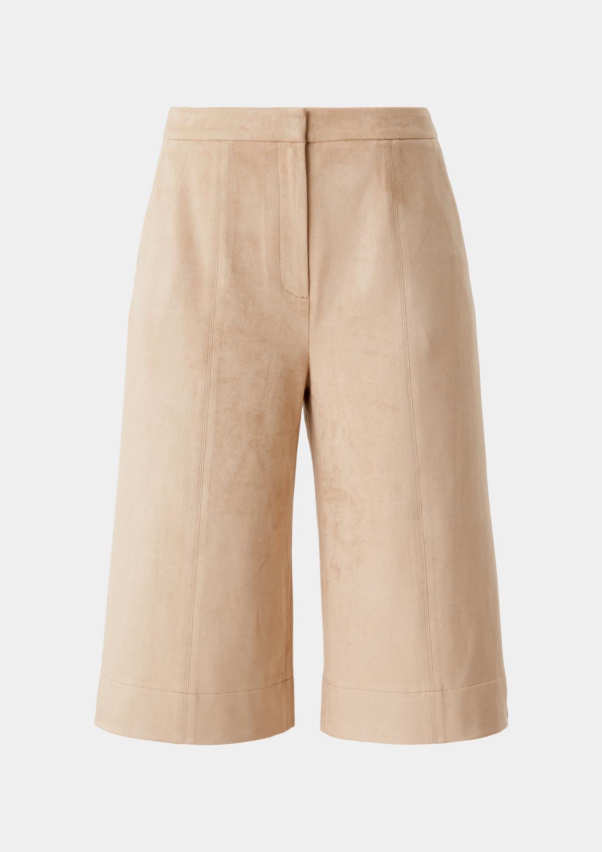 s.Oliver Soft faux suede culottes