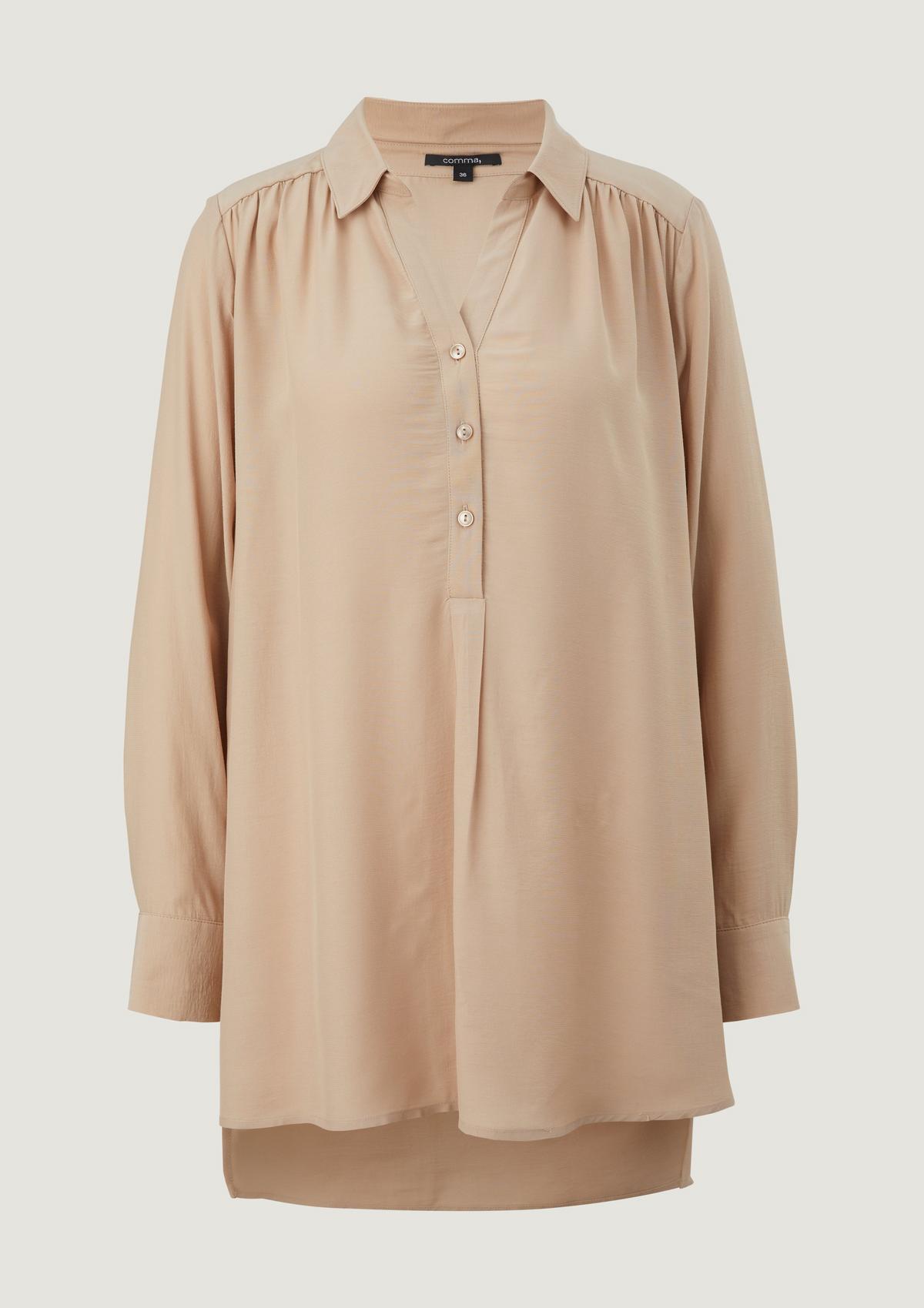 comma Long viscose blouse