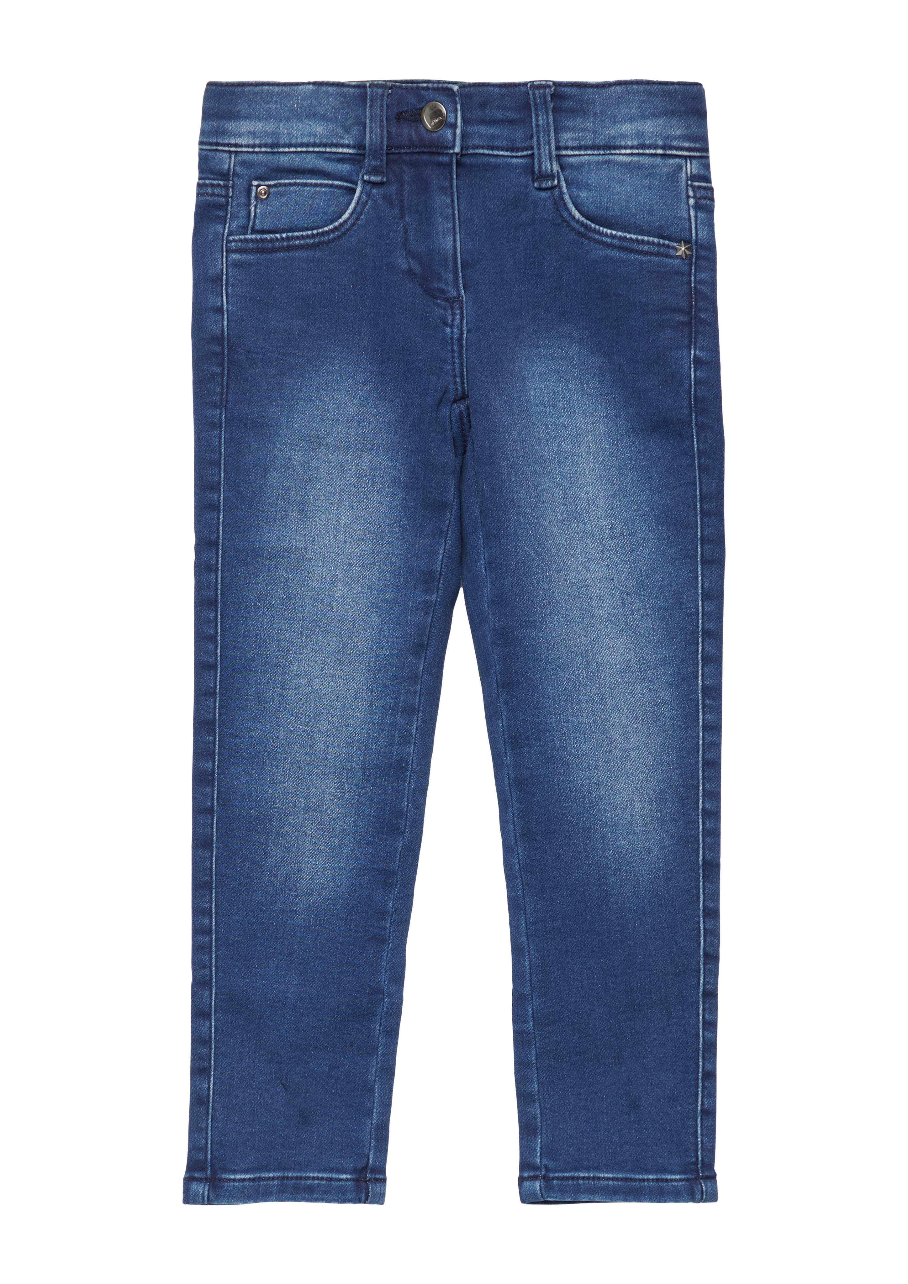 s.Oliver - Jeans Kathy / Regular Fit / Mid Rise / Slim Leg, Kinder, blau