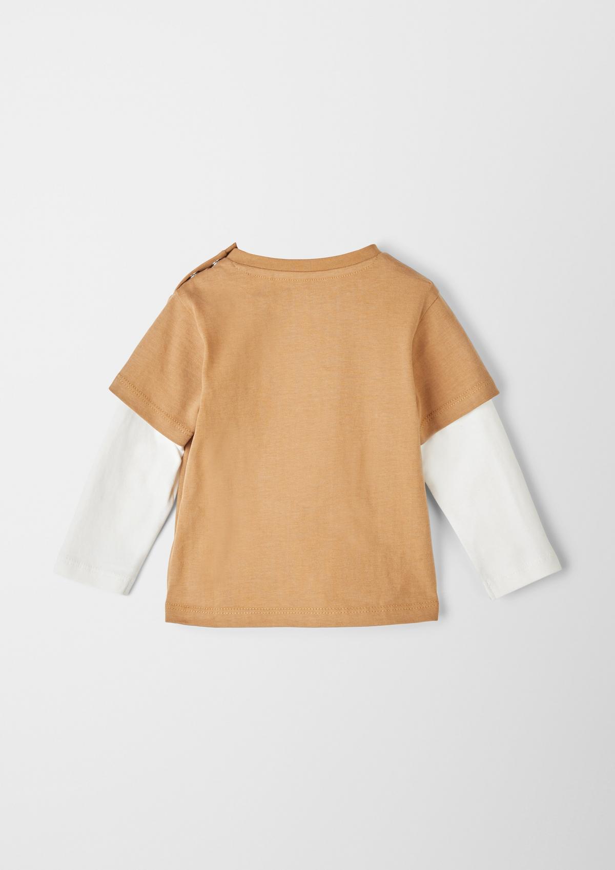 s.Oliver Long sleeve top in a layered look