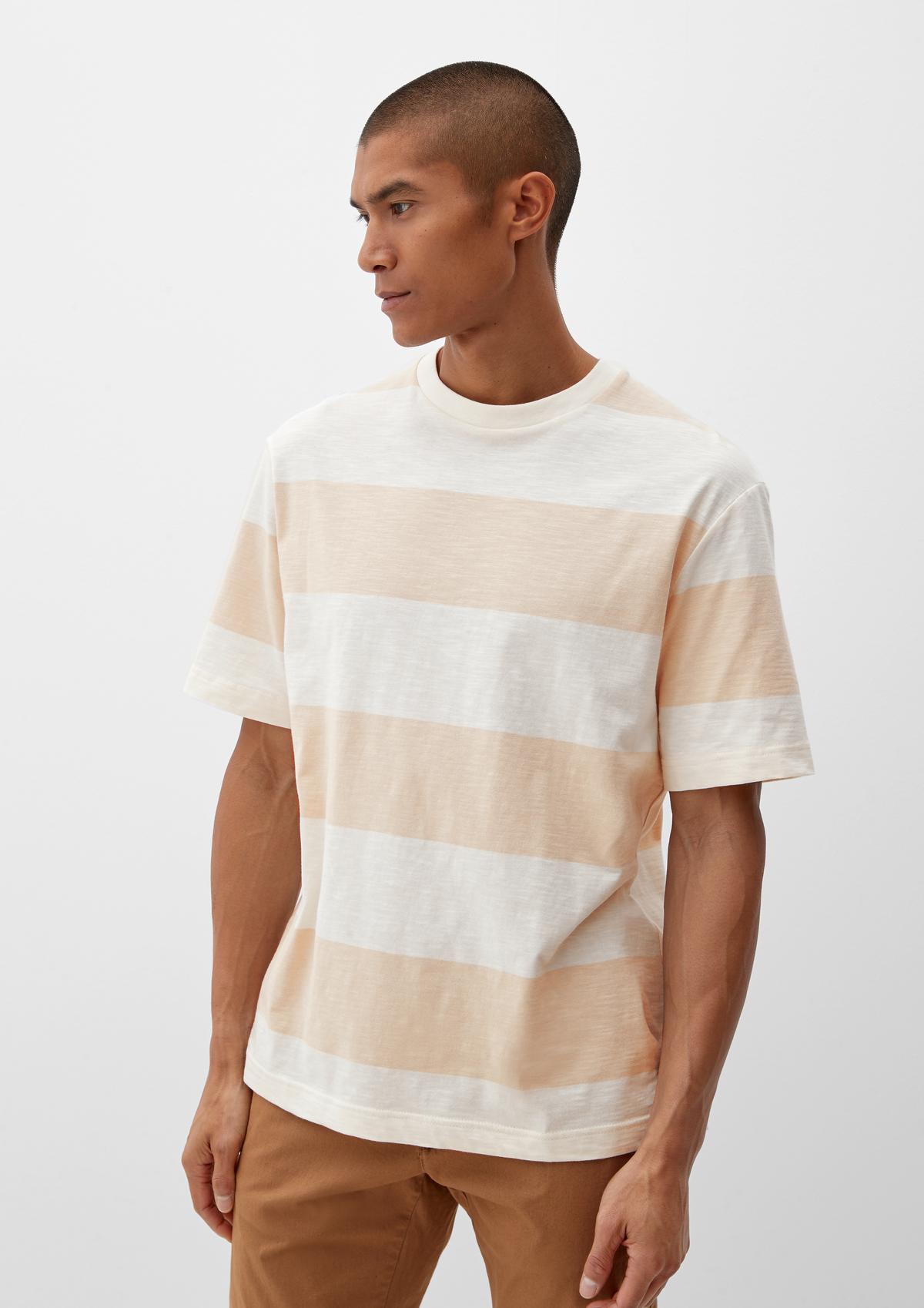 T-shirt with block stripes