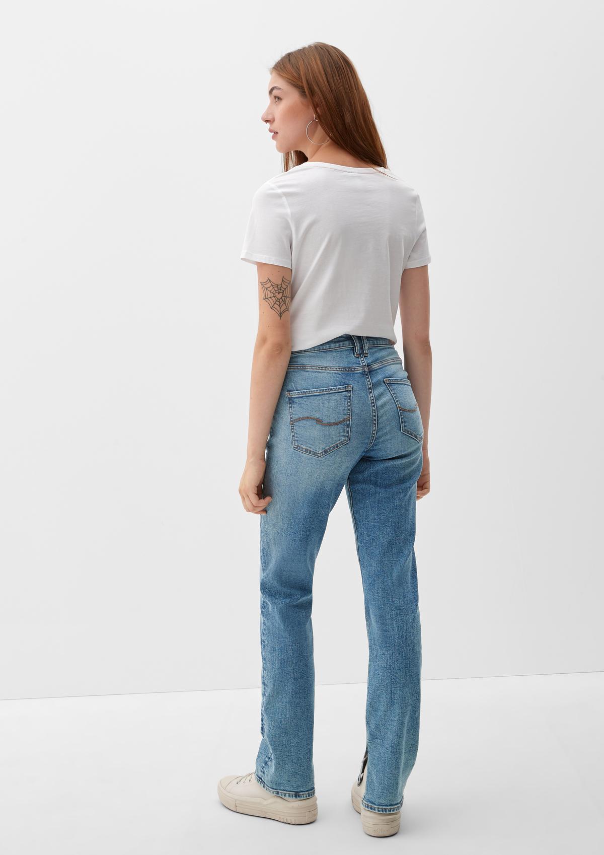s.Oliver Regular: jeans hlače spranega videza