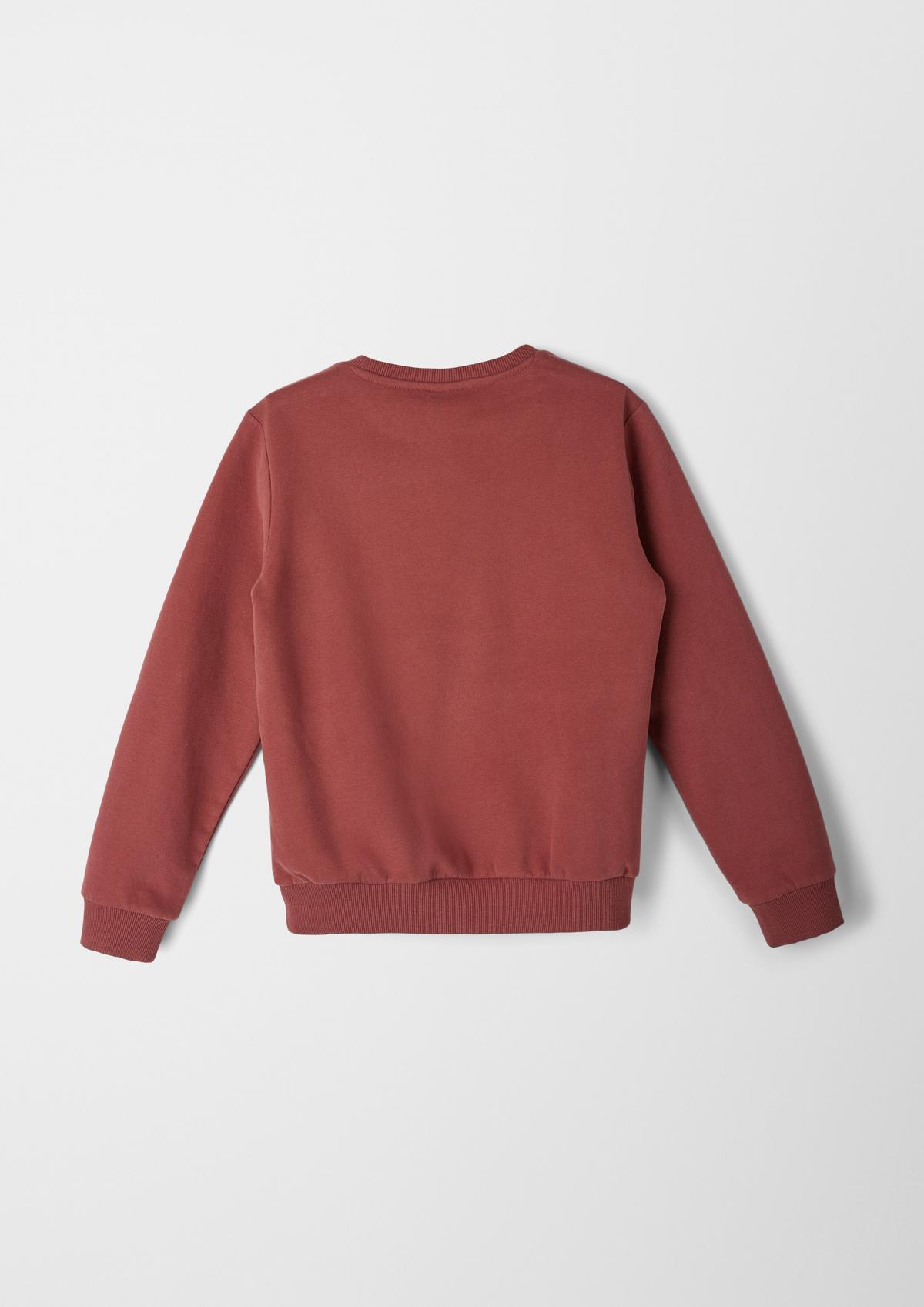 Sweatshirt mit Schriftprint - rubinrot | Sweatshirts