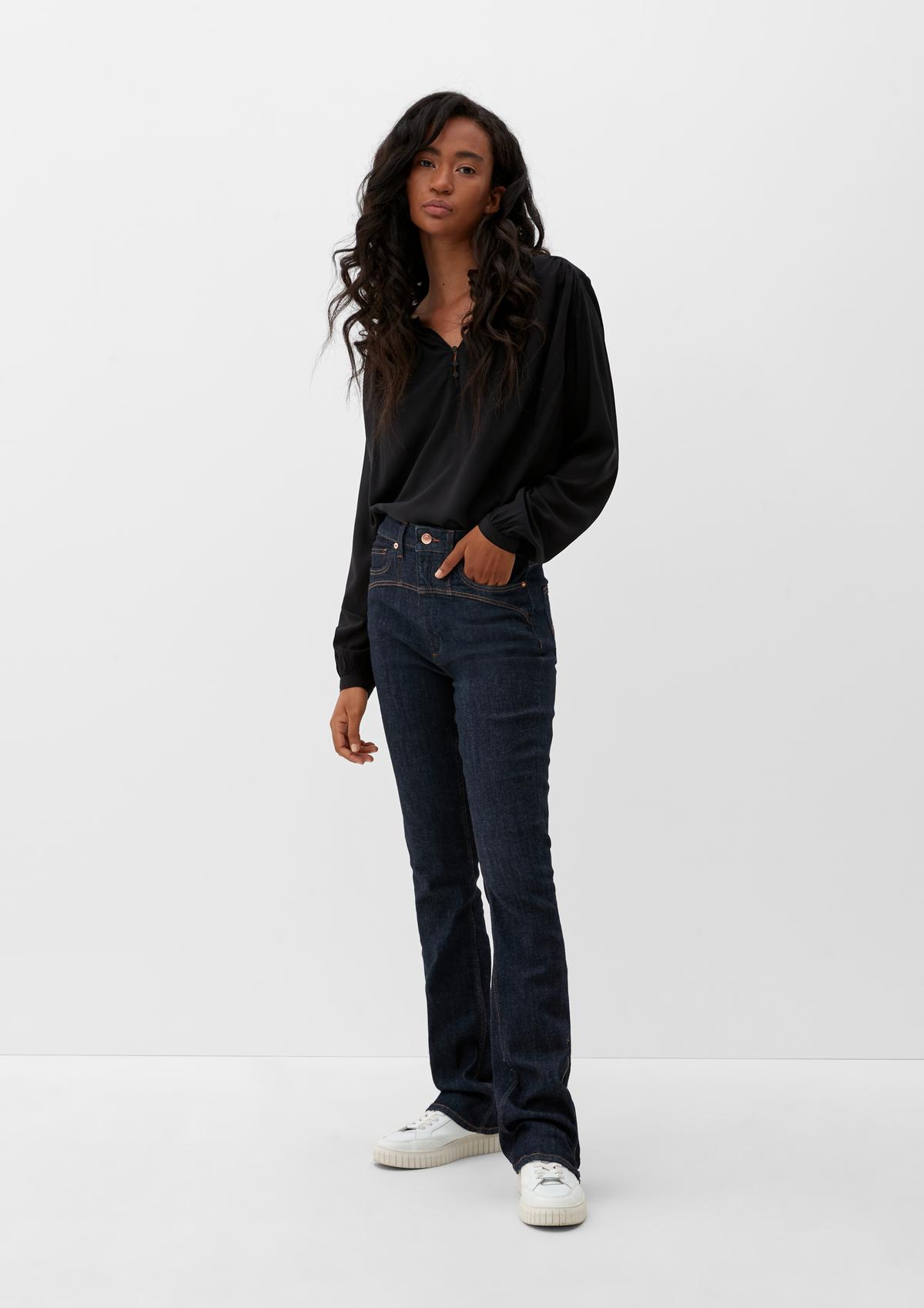 s.Oliver Slim fit: jeans with a garment wash  