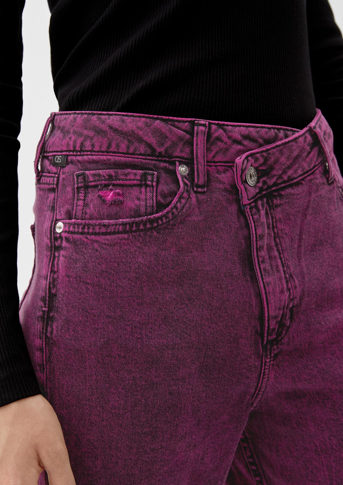 s.Oliver Regular: jeans met asymmetrische band