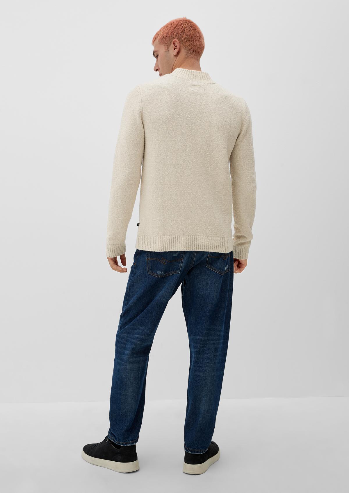 s.Oliver Jumper made of knitted bouclé