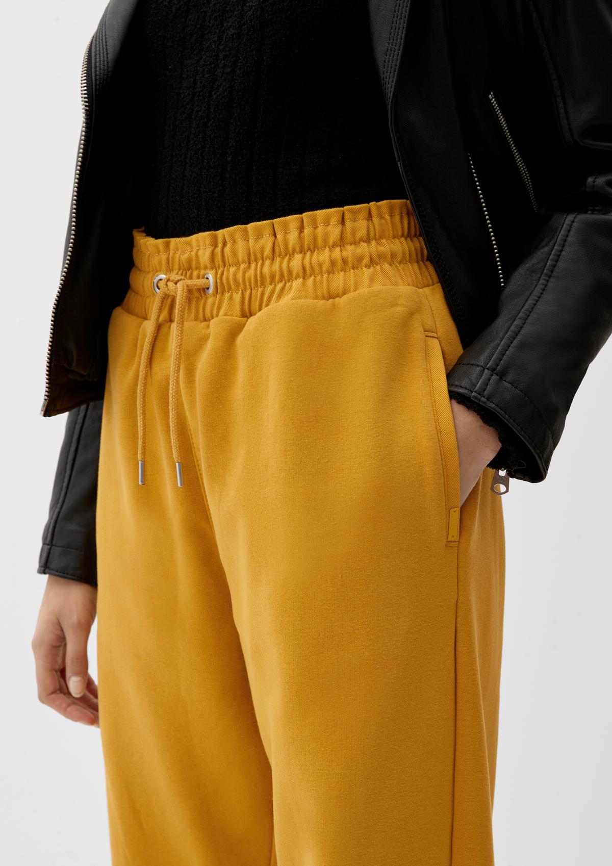 s.Oliver Tracksuit bottoms with a paperbag waistband