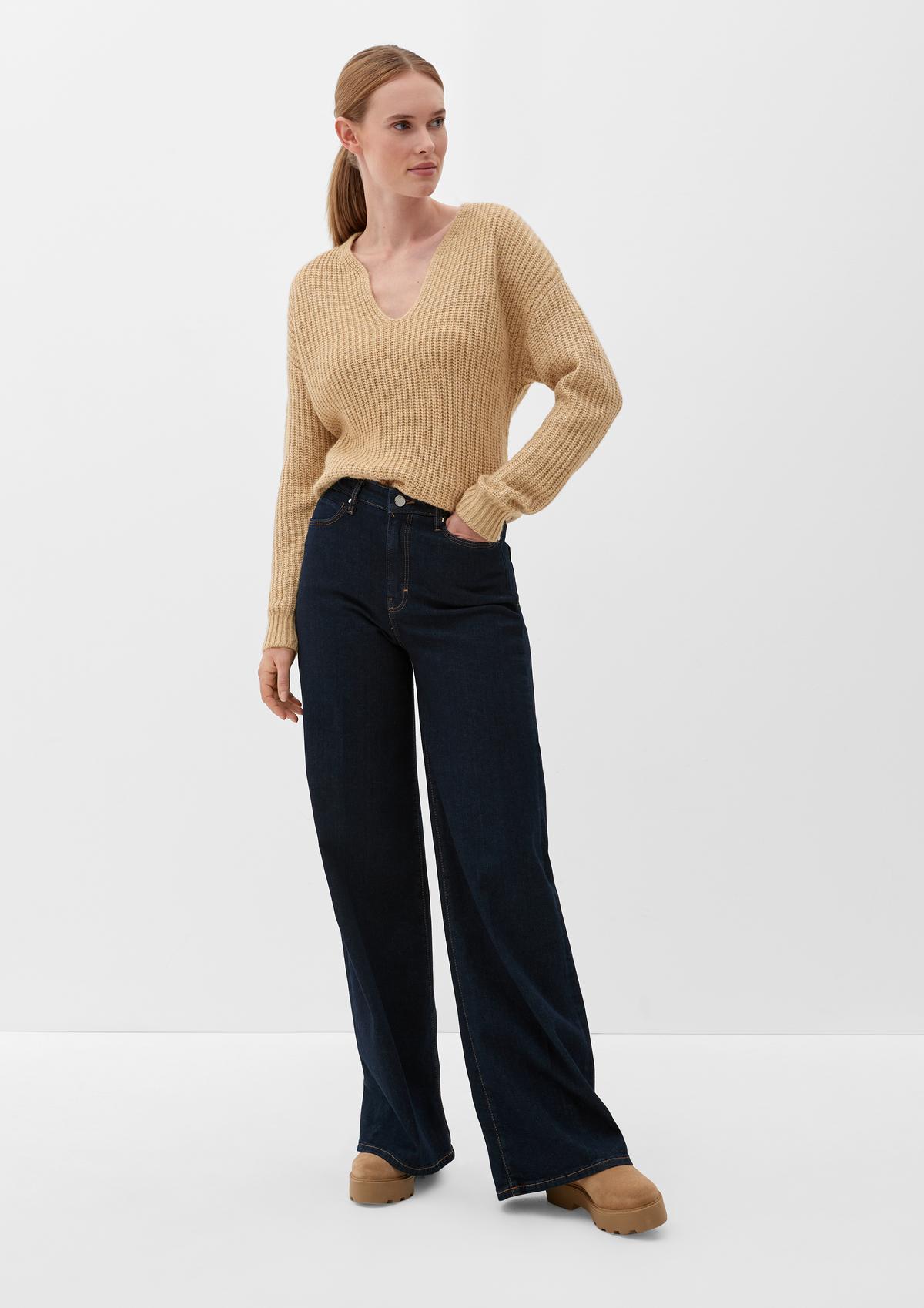 s.Oliver Knitted jumper in an alpaca blend with wool