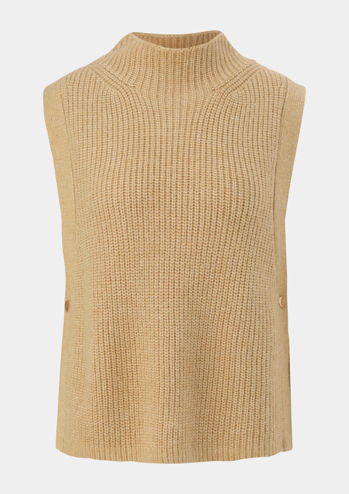 s.Oliver Sleeveless jumper in a wool blend