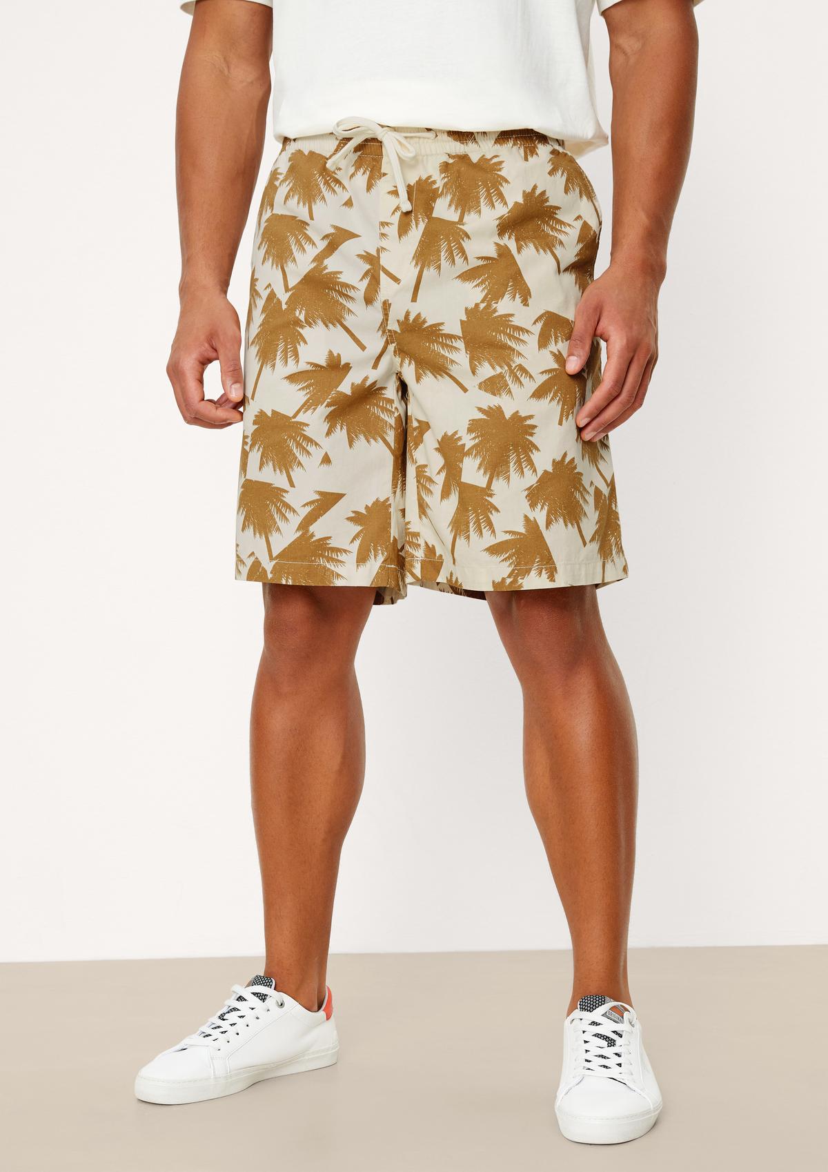 s.Oliver Relaxed: Bermuda mit Print