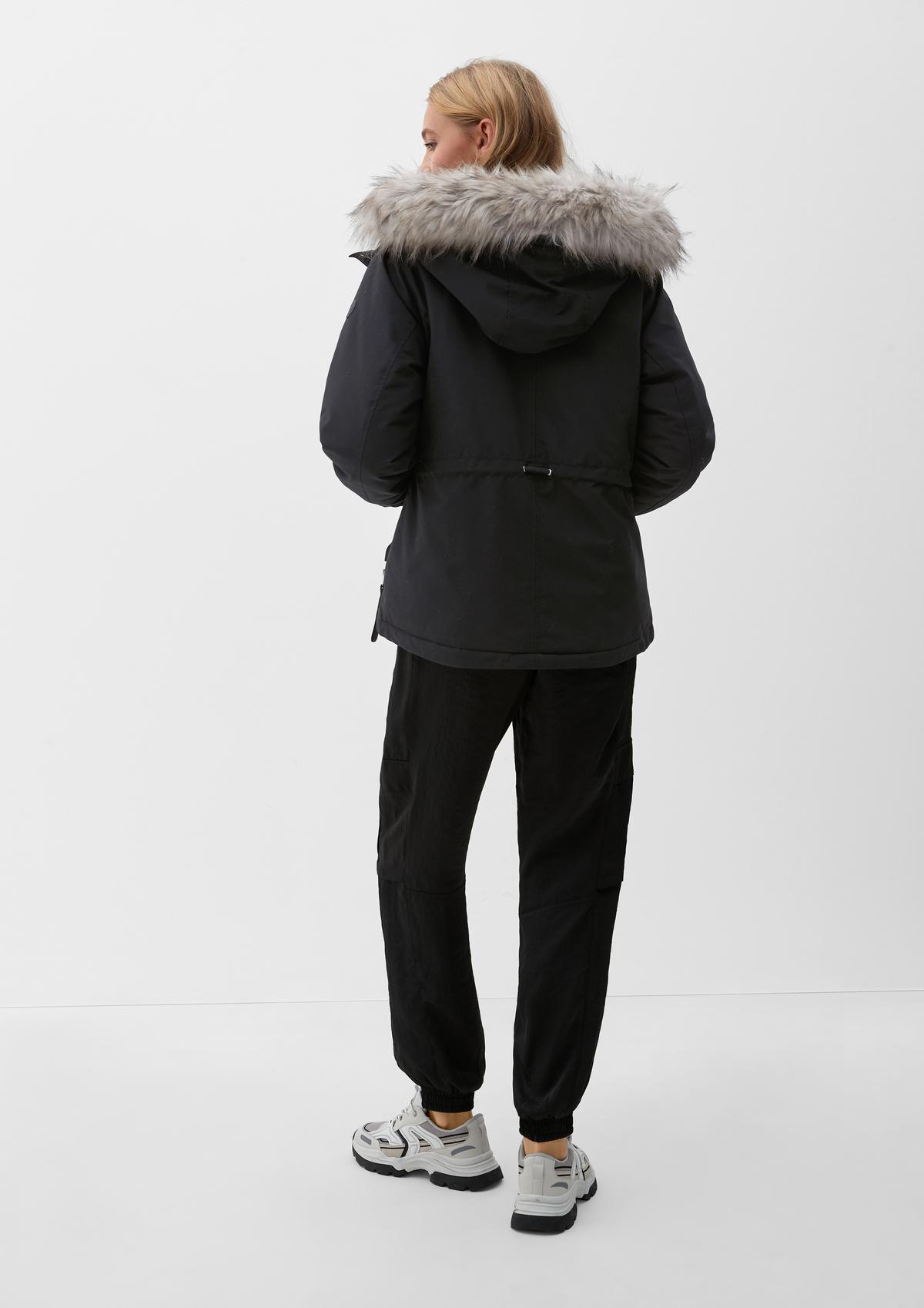 s.Oliver Jacket with faux fur