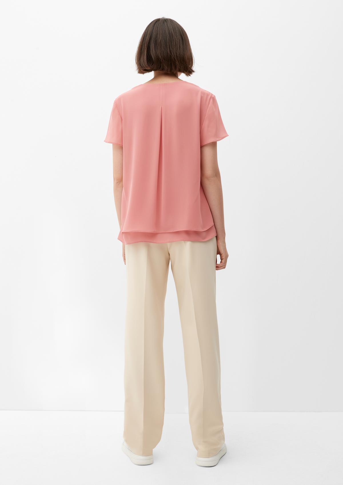 s.Oliver Short sleeve blouse in a layered design