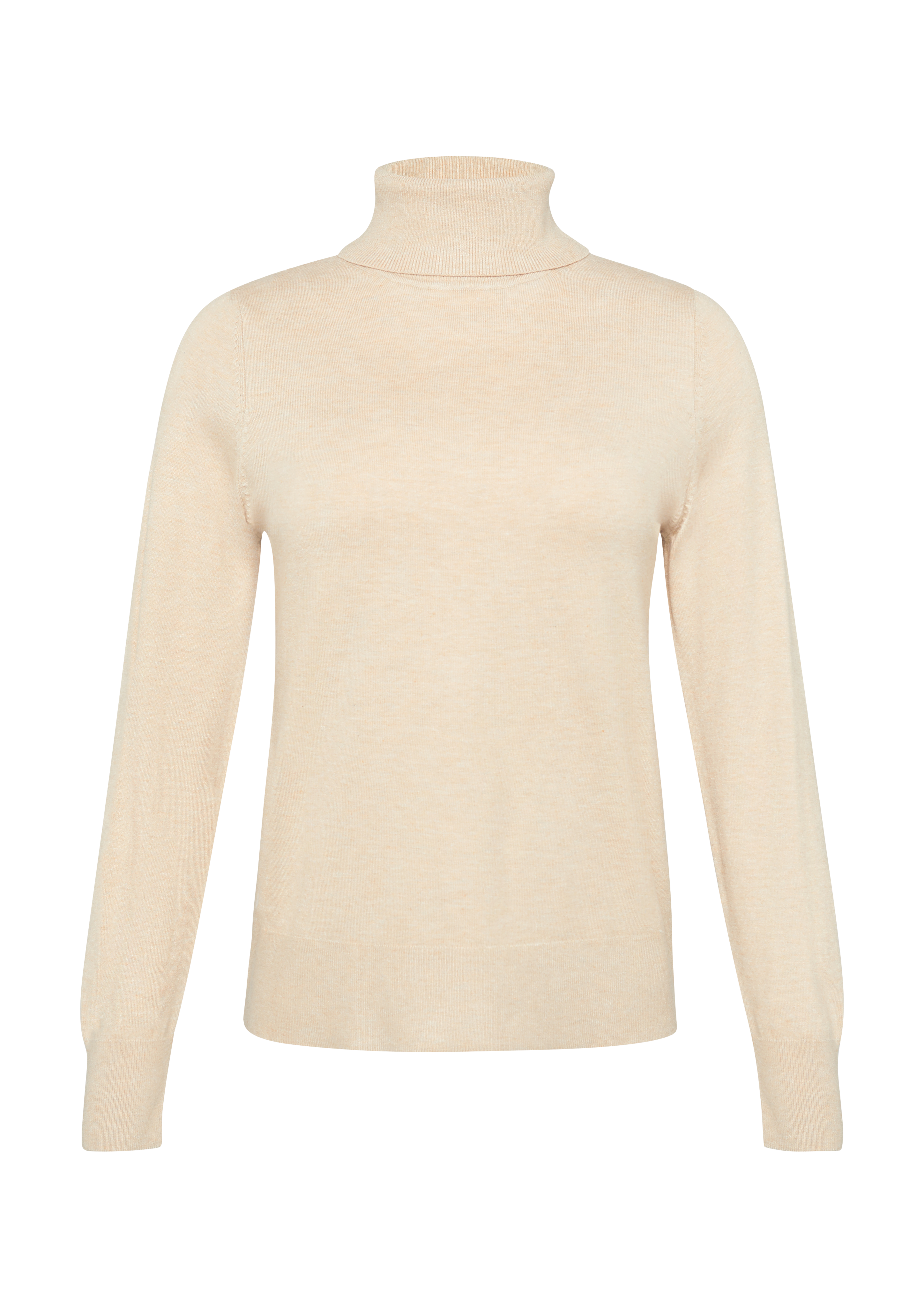 Feinstrickpullover mit Rollkragen