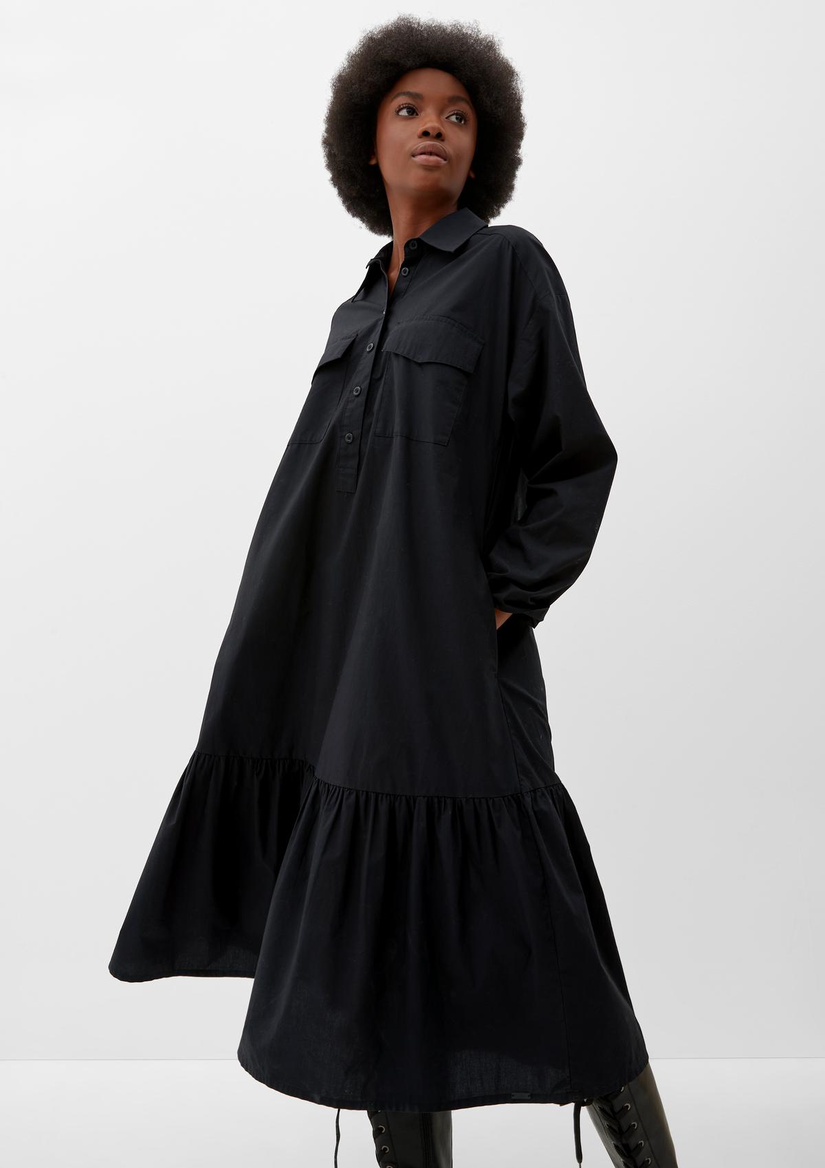 s.Oliver Shirt dress with a flounce