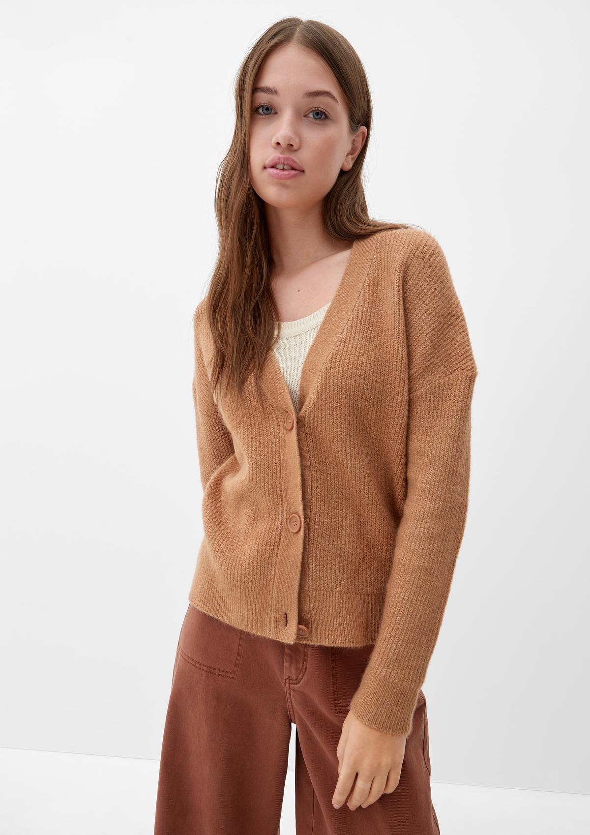 s.Oliver Cardigan with a button placket