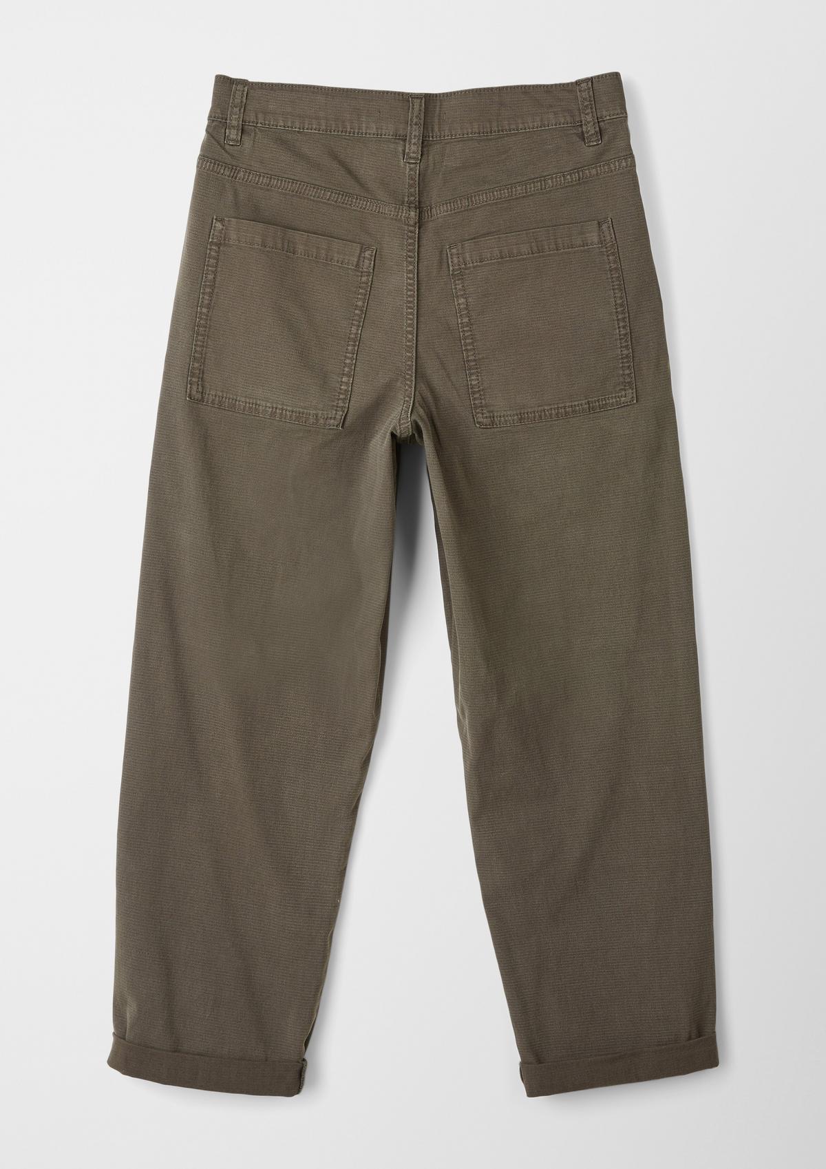 s.Oliver Regular fit: trousers in a Dad fit
