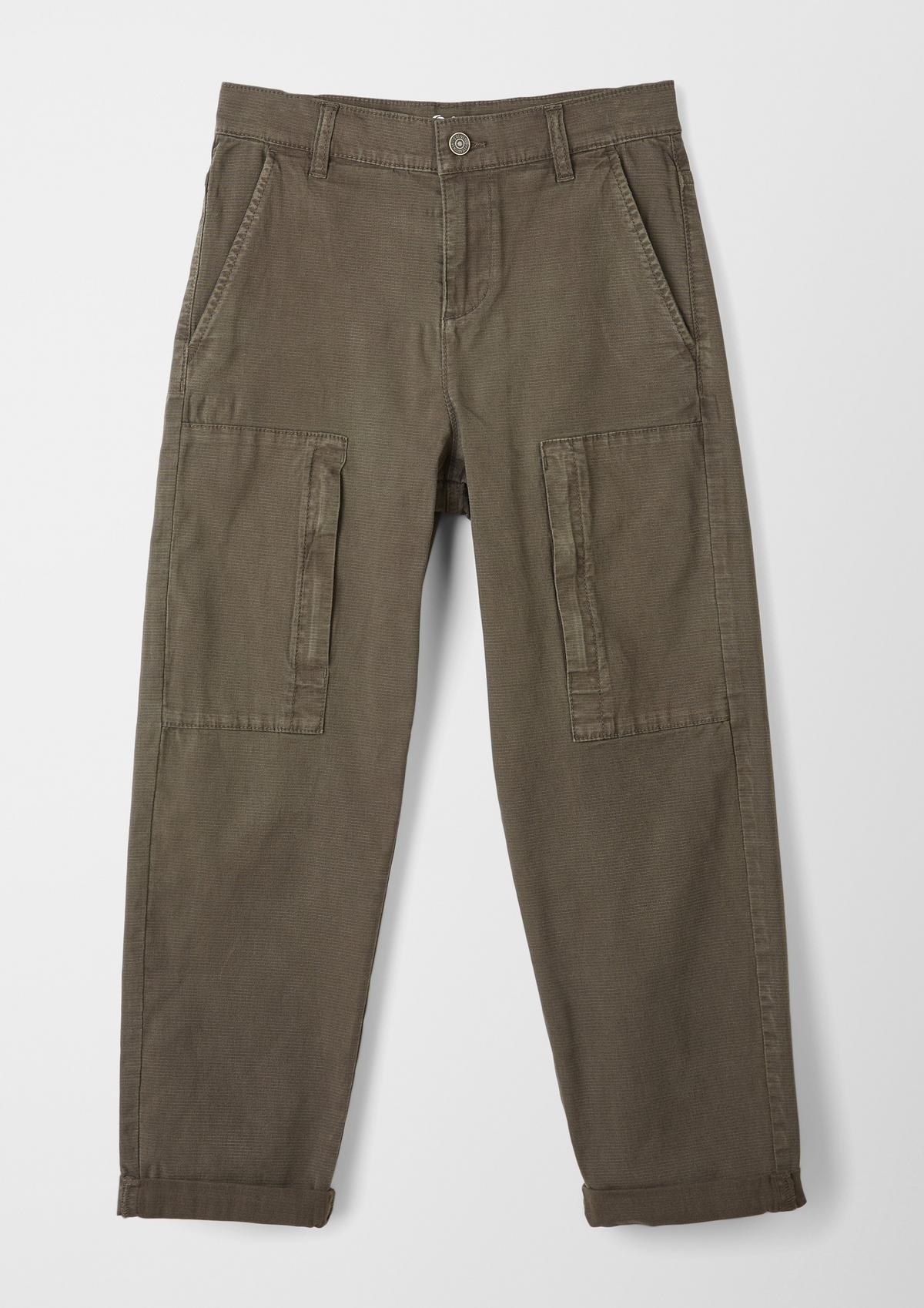 s.Oliver Regular fit: trousers in a Dad fit