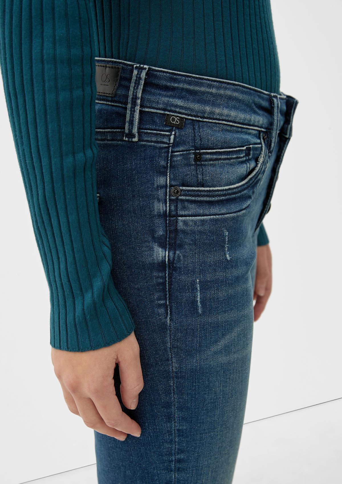 s.Oliver Skinny: jeans hlače iz viskozne mešanice