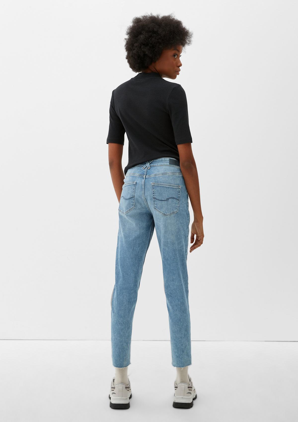 s.Oliver Jean longueur cheville Sadie / coupe Skinny Fit / taille mi-haute / Skinny Leg