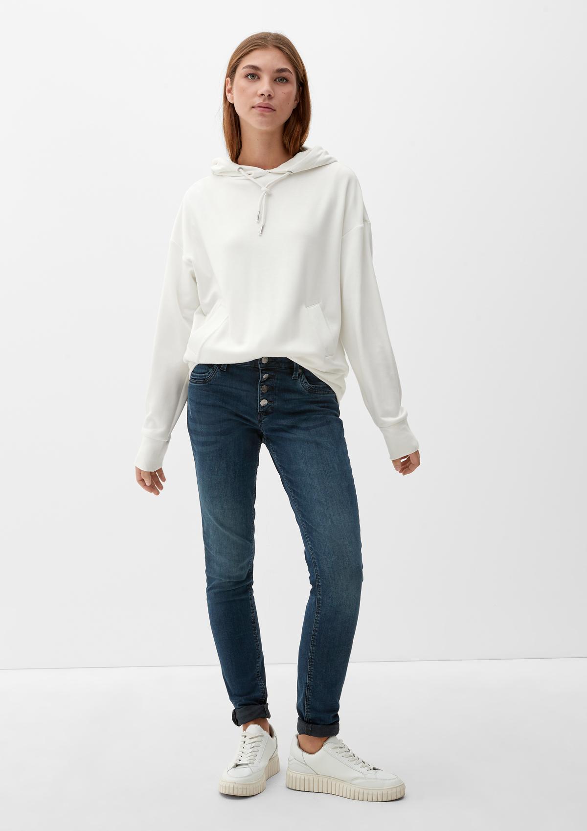 s.Oliver Jeans Sadie / coupe Skinny Fit / taille mi-haute / Skinny Leg