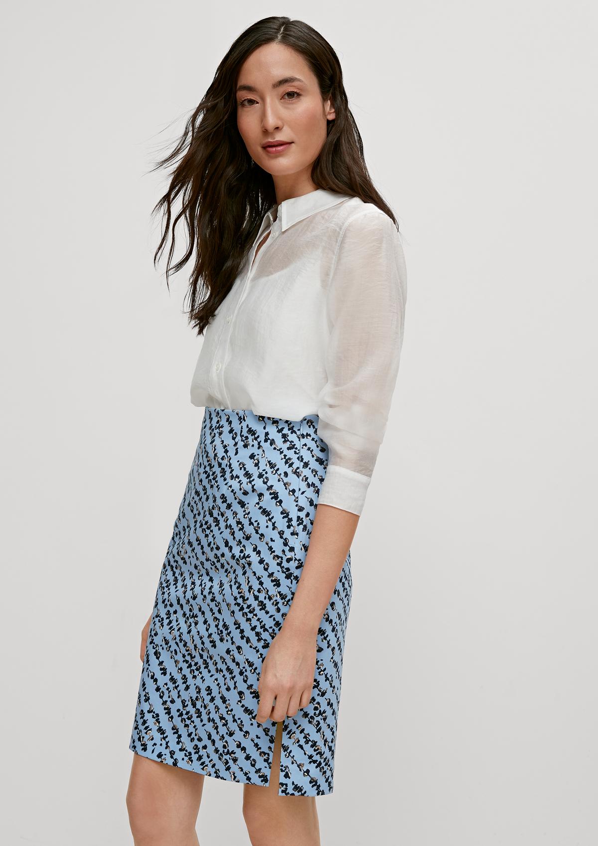comma Skirt with an all-over print