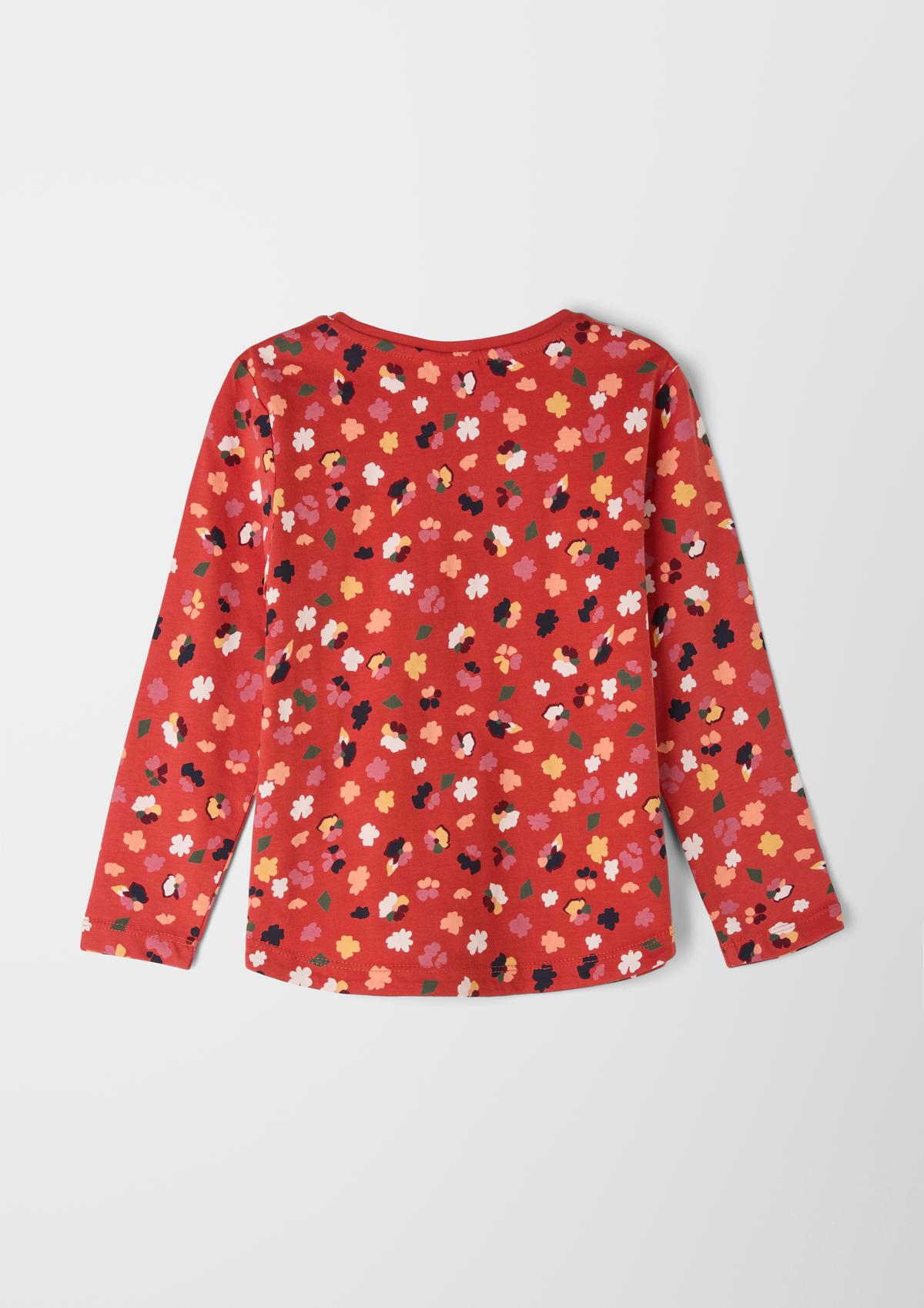 s.Oliver Cotton T-shirt with a cute all-over print