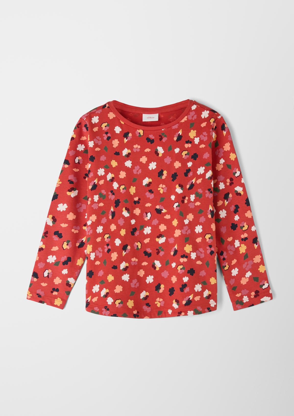 s.Oliver Cotton T-shirt with a cute all-over print