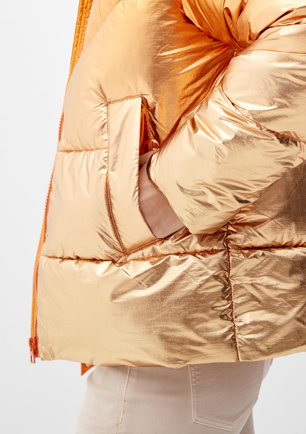 Bronze Sleeveless Puffer Jacket – FITTED