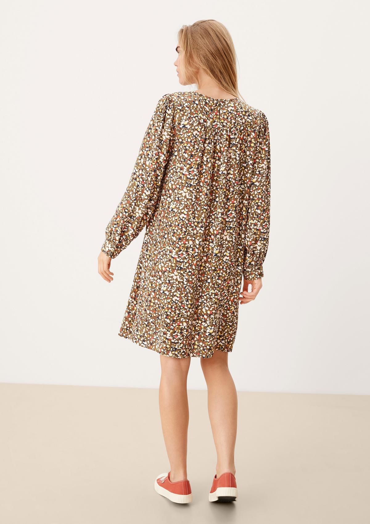 s.Oliver Dress with an all-over print