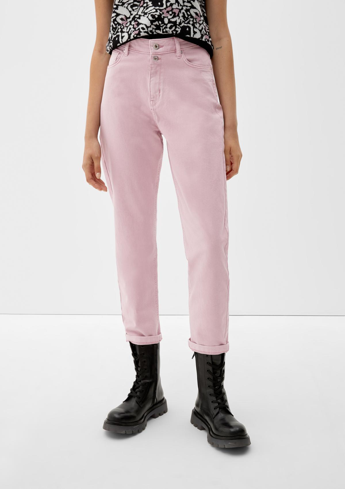 s.Oliver Slim fit: trousers in a mom fit
