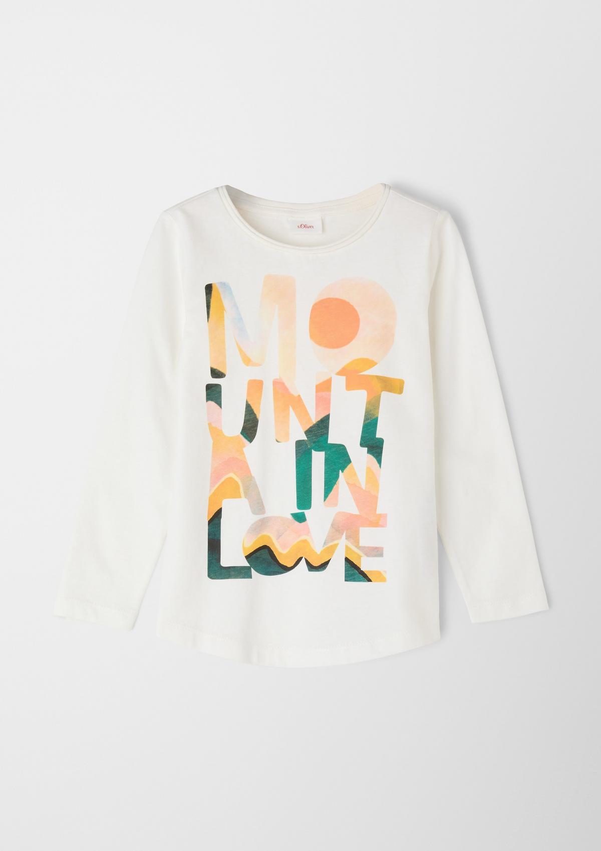 s.Oliver Long sleeve top with a pretty front print