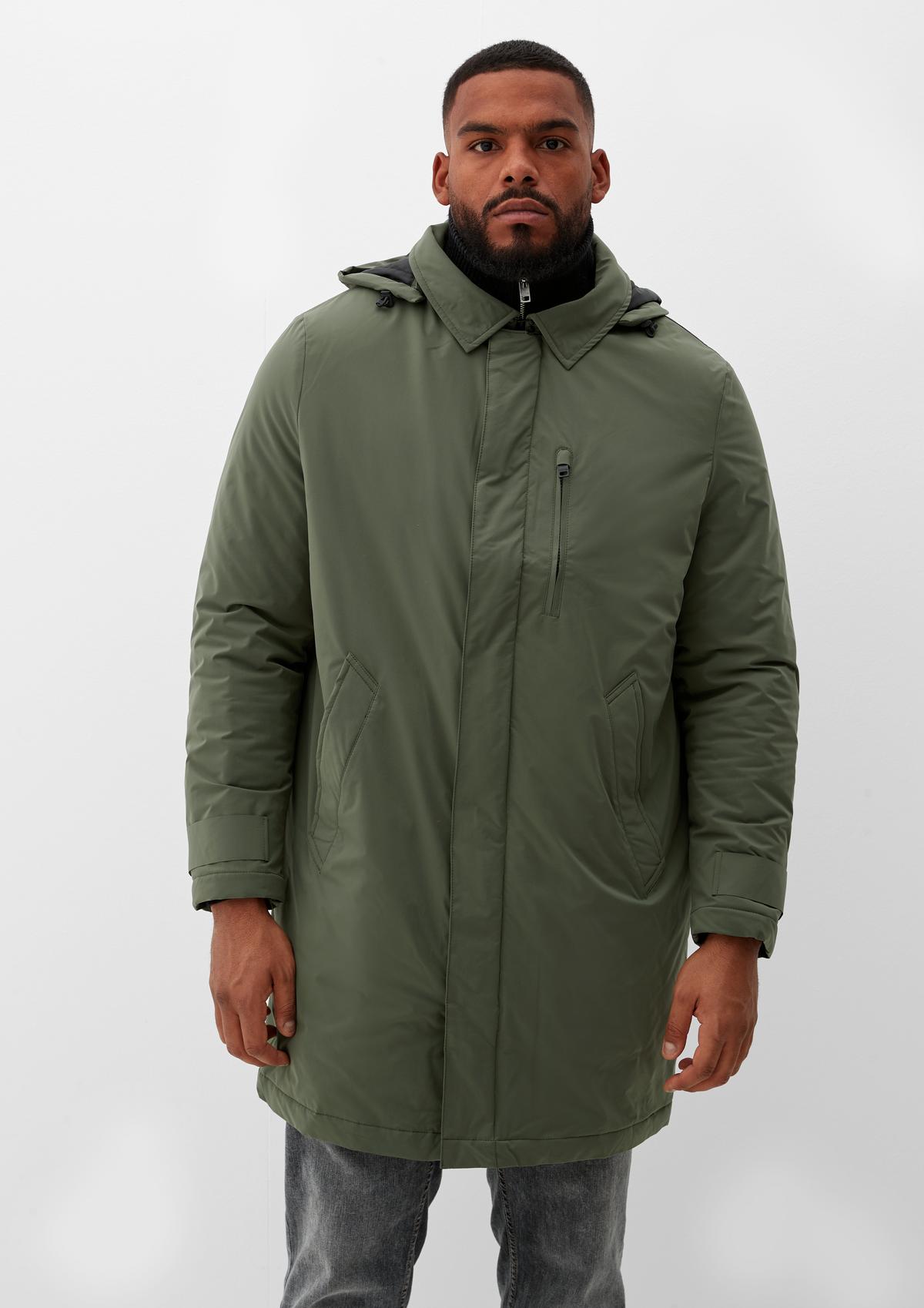 s.Oliver Coat with a turn-down collar