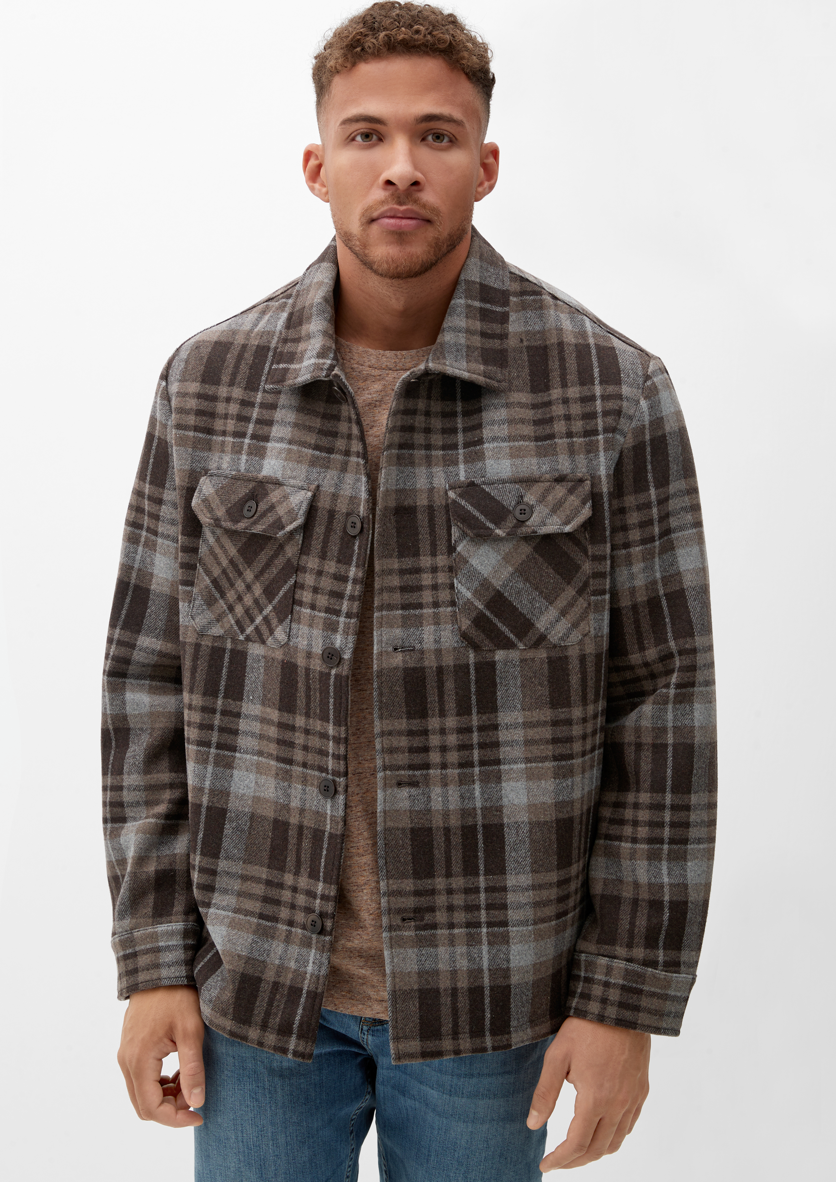 S.Oliver Overshirt aus Wollmix