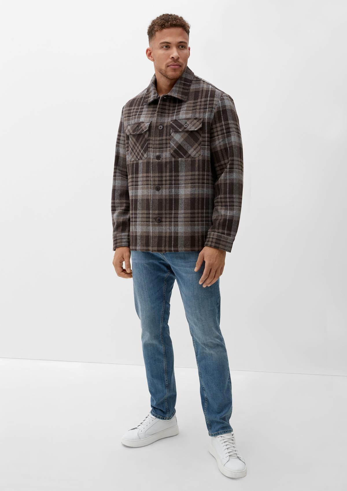 s.Oliver Overshirt in blended wool