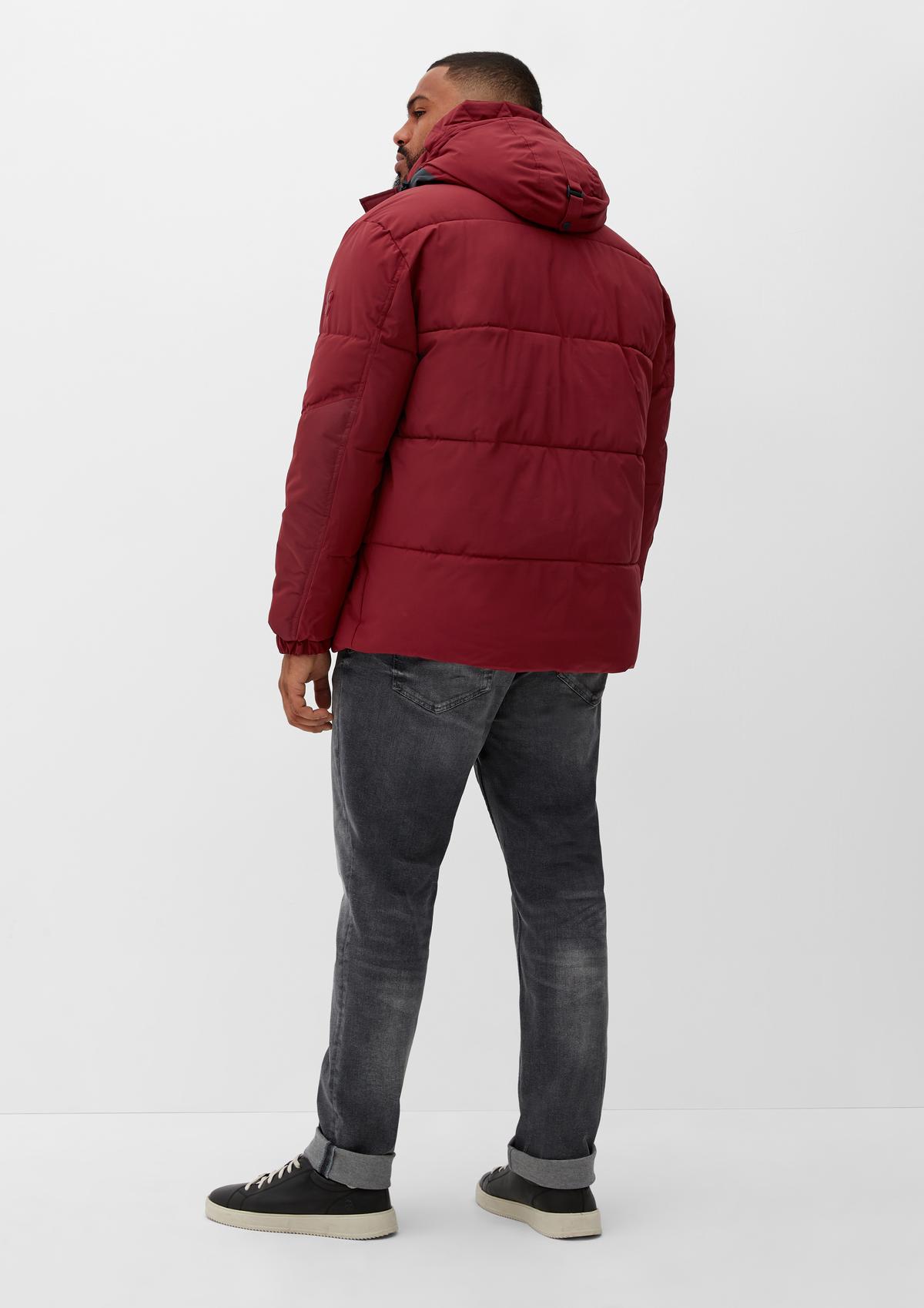 s.Oliver Quilted jacket with a logo detail