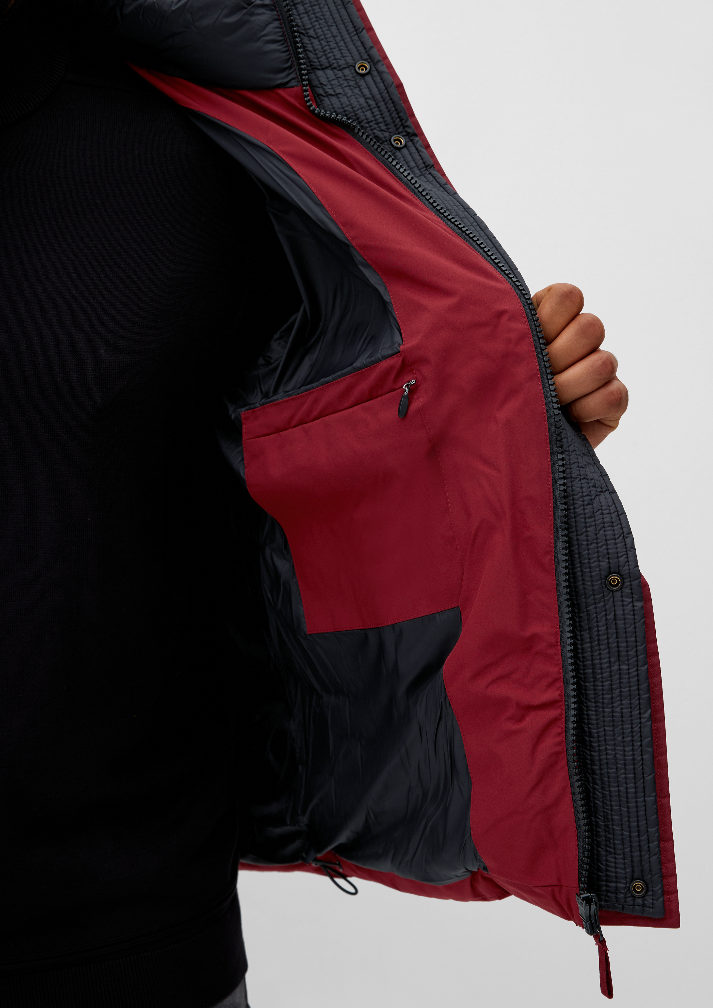 s.Oliver Steppjacke mit Logo-Detail