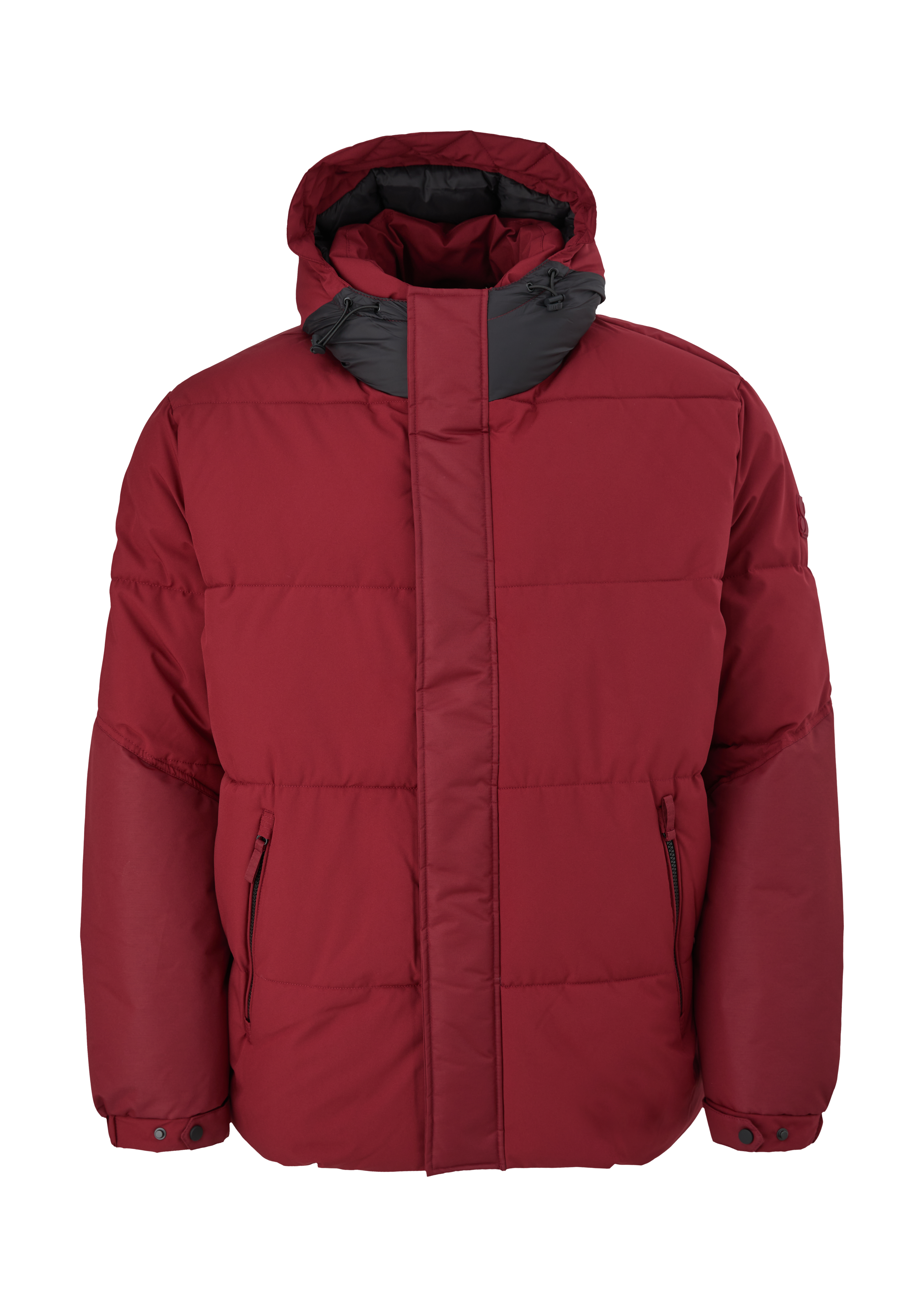 s.Oliver - Steppjacke mit Logo-Detail, Herren, rot