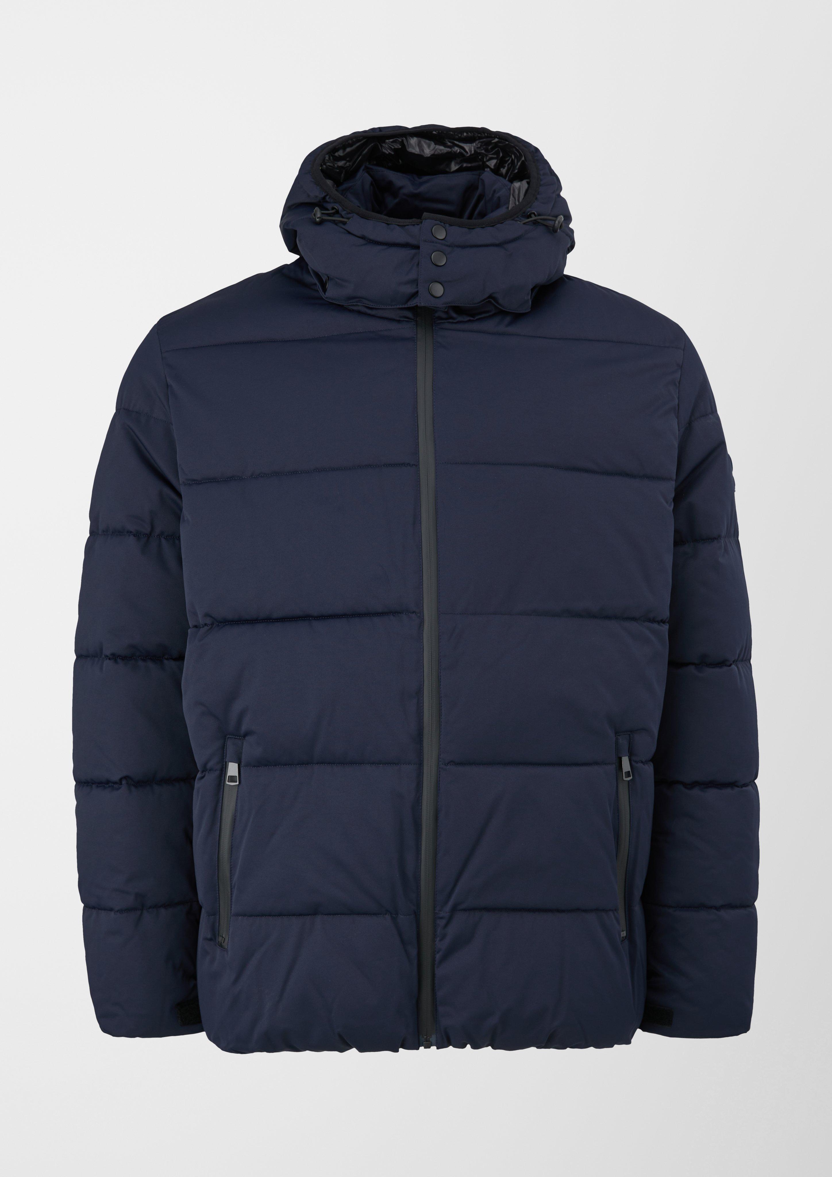 s.Oliver - Steppjacke mit Kapuze, Herren, blau