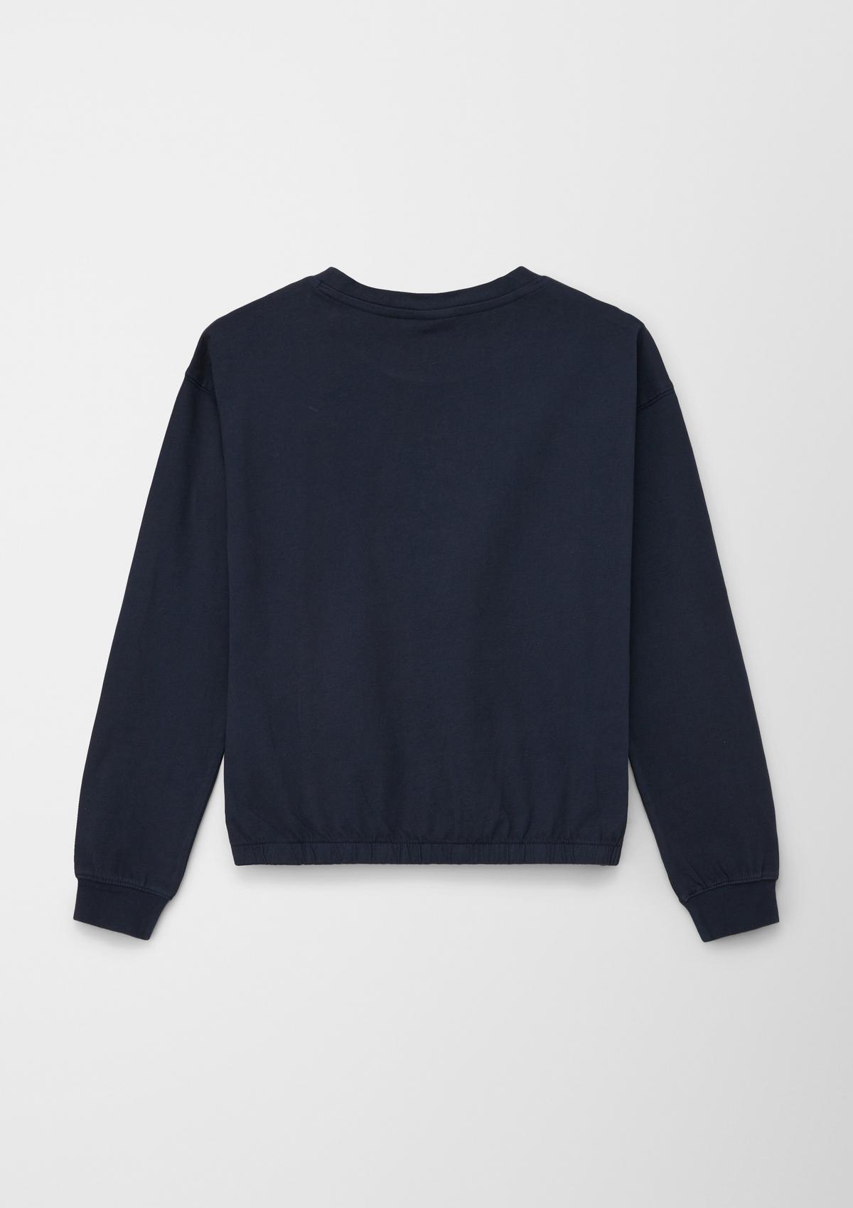 s.Oliver Long sleeve top with embroidery on the front