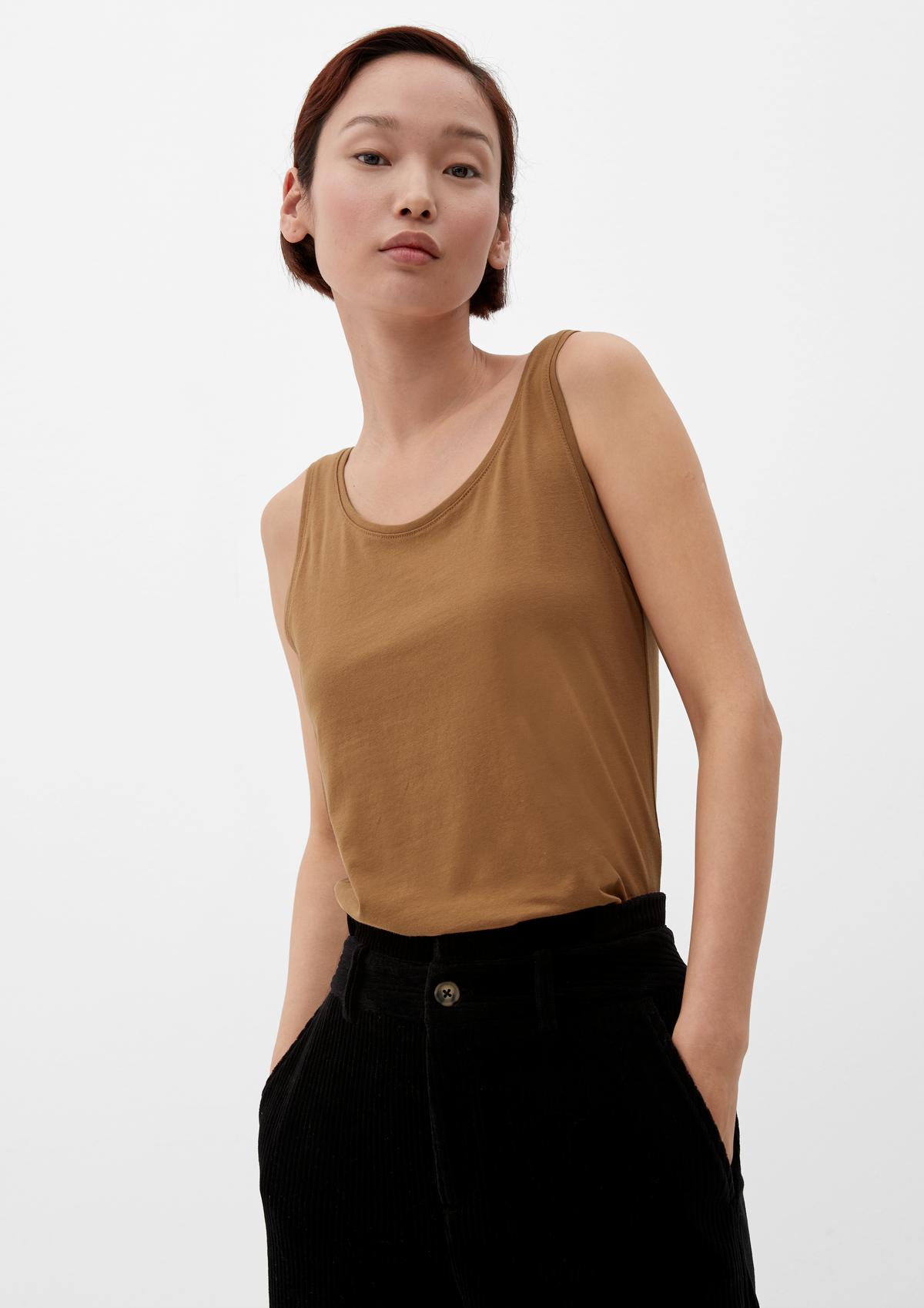s.Oliver Cotton jersey tank top