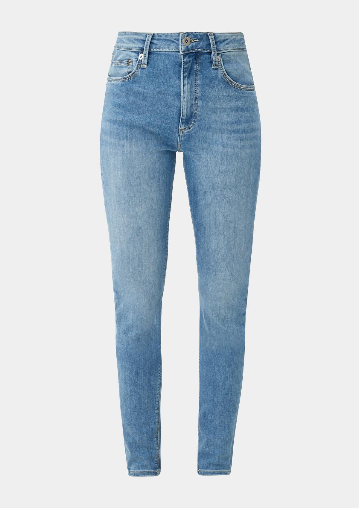 s.Oliver Slim: jeans met hoge taille