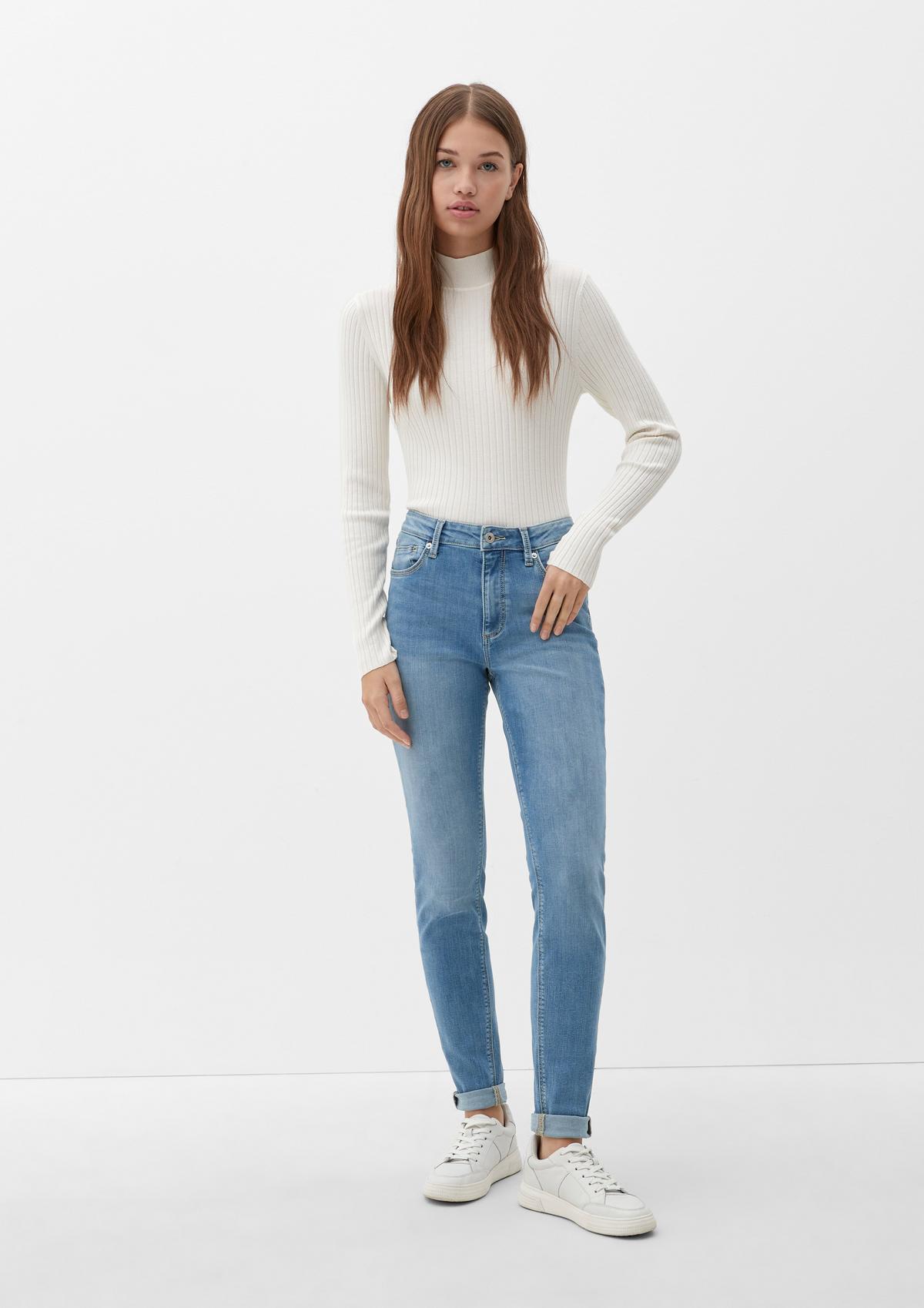 s.Oliver Slim fit: high-rise jeans