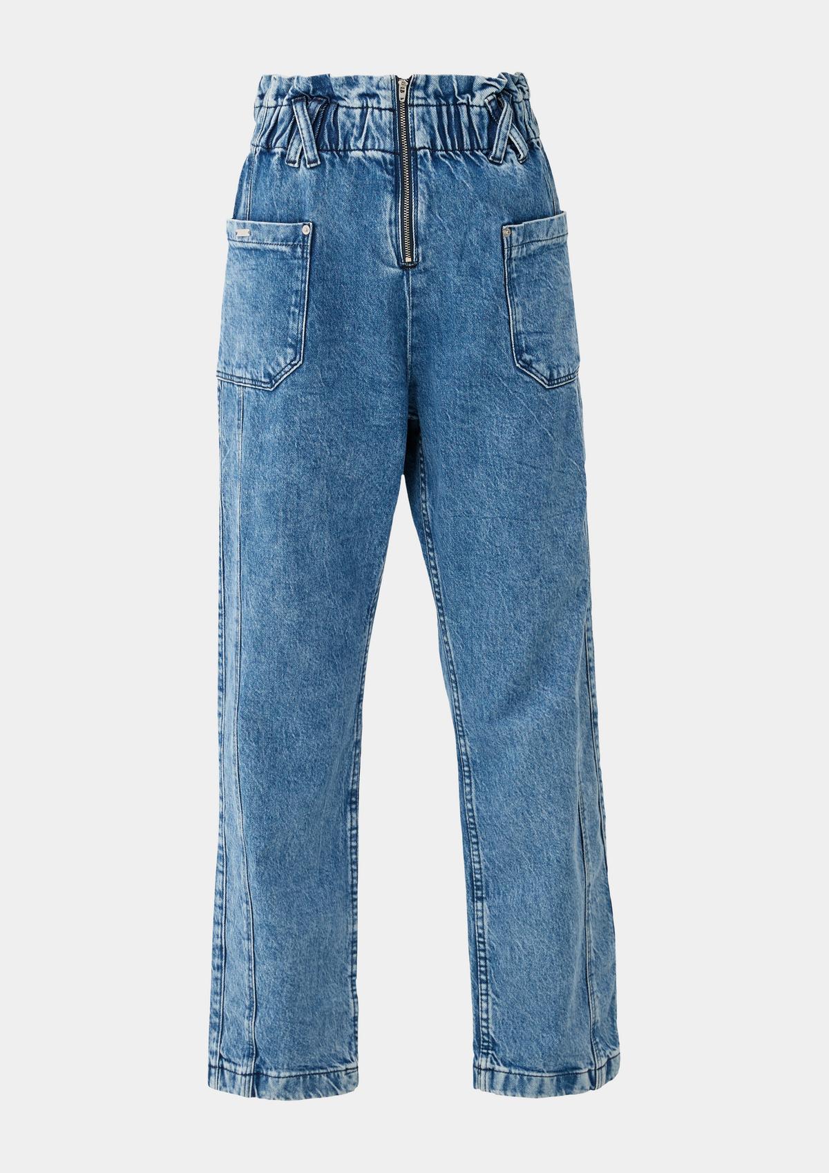 s.Oliver Regular: džínsy s naberaným pásom