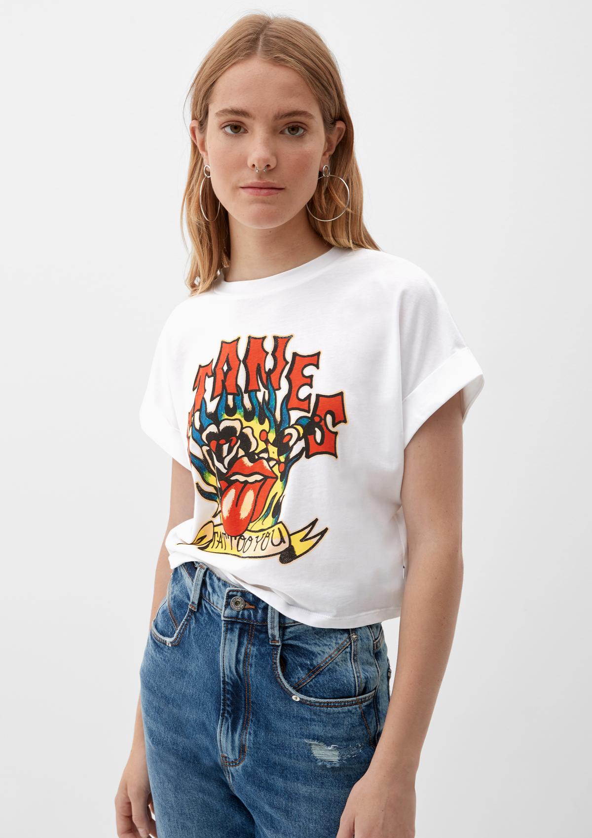 s.Oliver T-shirt with The Rolling Stones motif