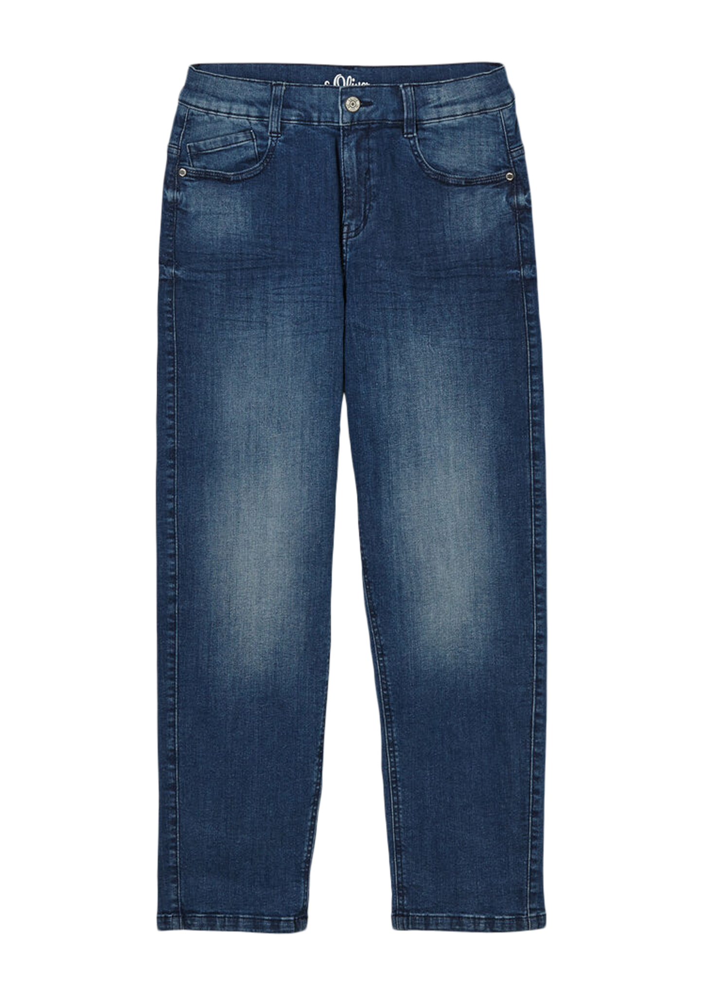 s.Oliver - Jeans Dad / Relaxed Fit / Mid Rise / Tapered Leg, Jungen, blau