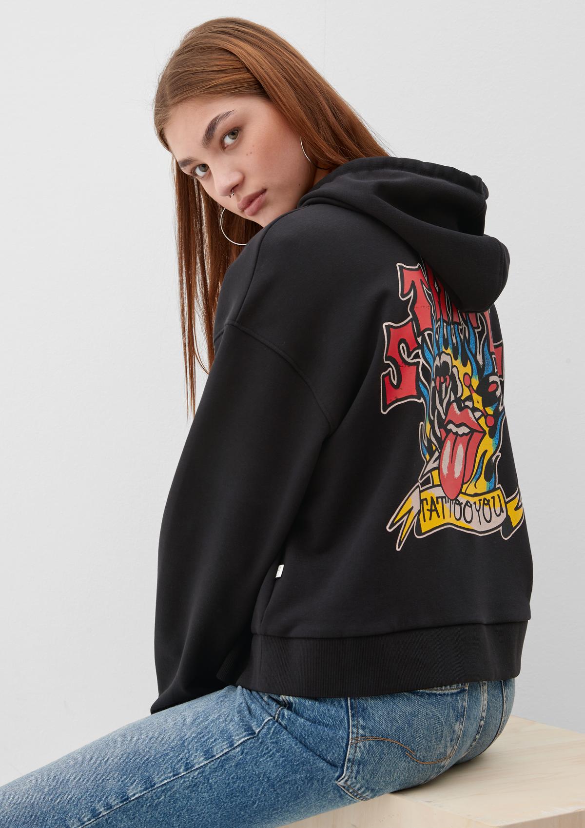 s.Oliver Hoodie with a Rolling Stones print